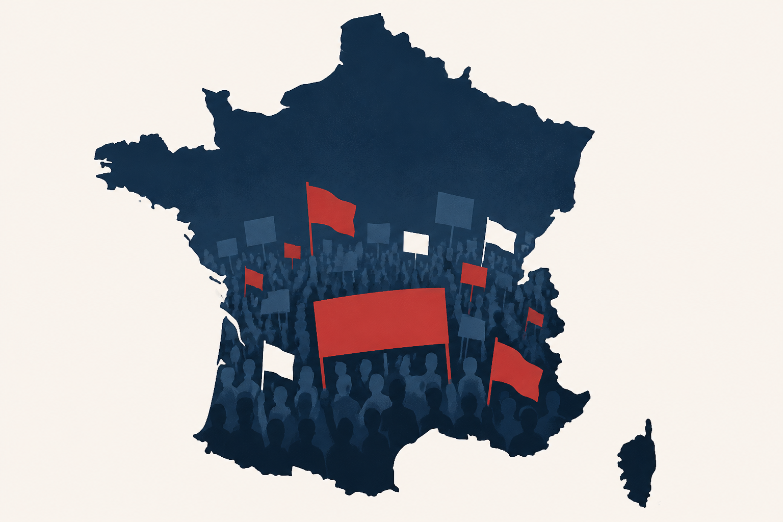 Half a million protesters sweep France in major show of youth unrest