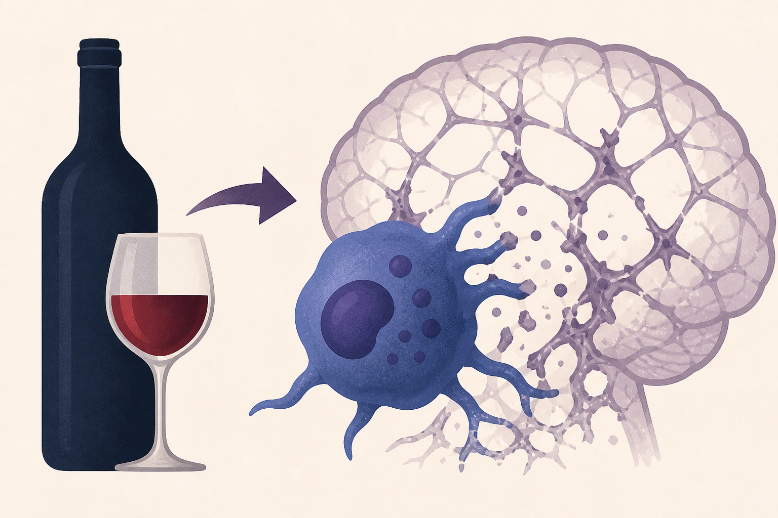 Alcohol Doesn't Just Affect Neurons - It Triggers Immune Cells to Destroy The Brain's Structural Matrix, Mouse Study Shows