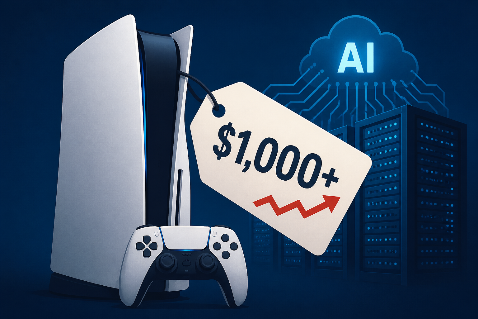 PS6 Price Tag Facing $1,000+ Nightmare as AI Data Centres Send Component Costs Soaring