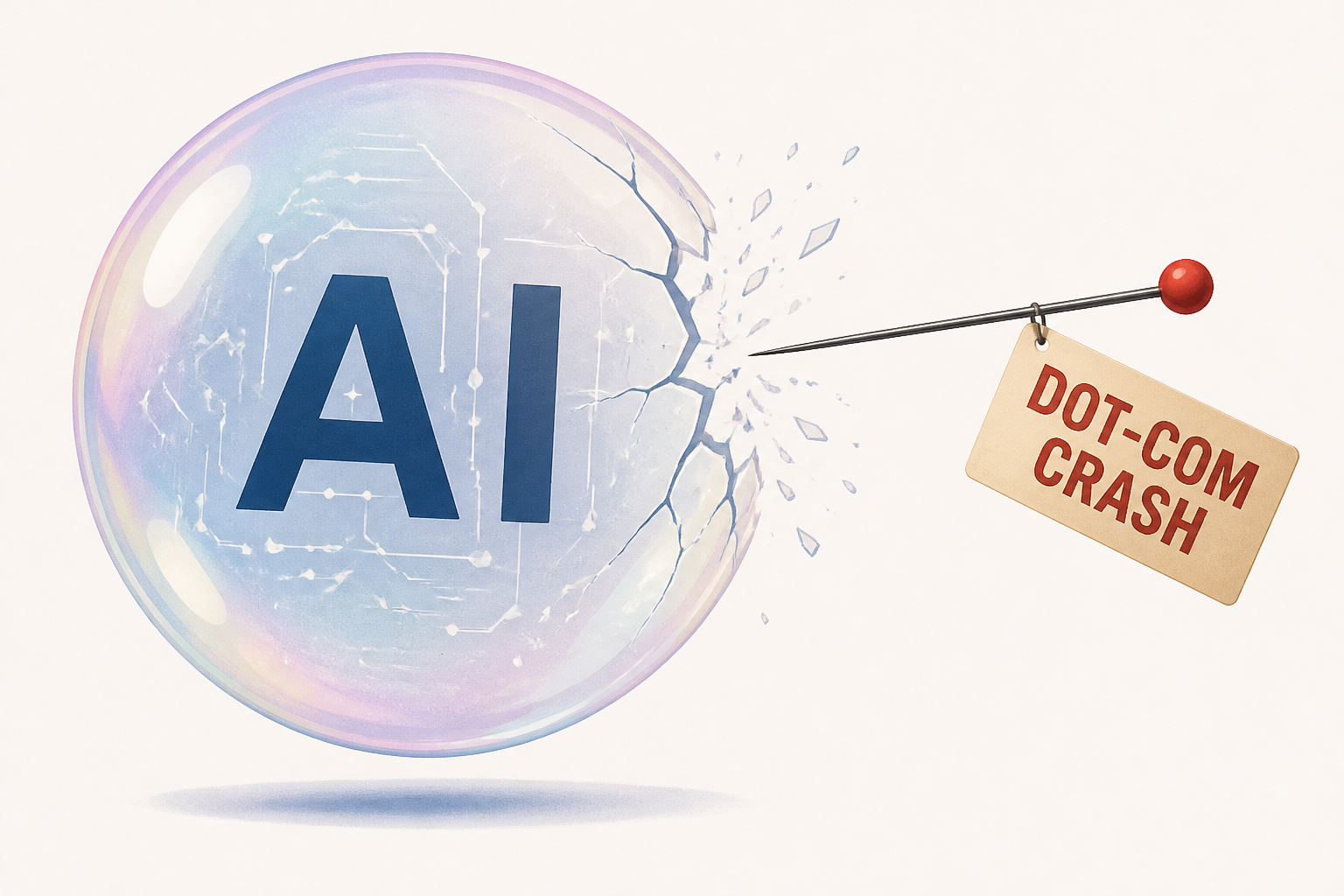 The AI bubble is about to burst much like the infamous dot-com crash