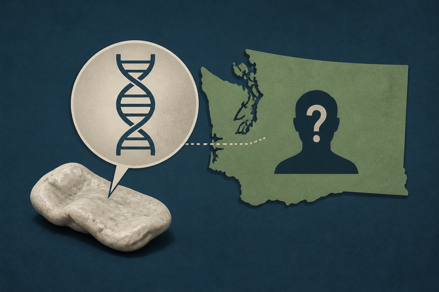 DNA from chewed gum links elusive Washington state murder suspect to two cold case killings