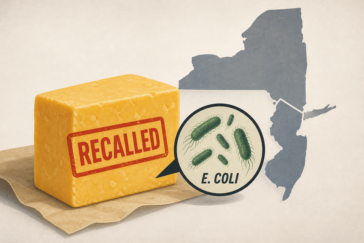 Raw milk cheddar cheese recalled in NY, NJ over fears of dangerous E. coli contamination