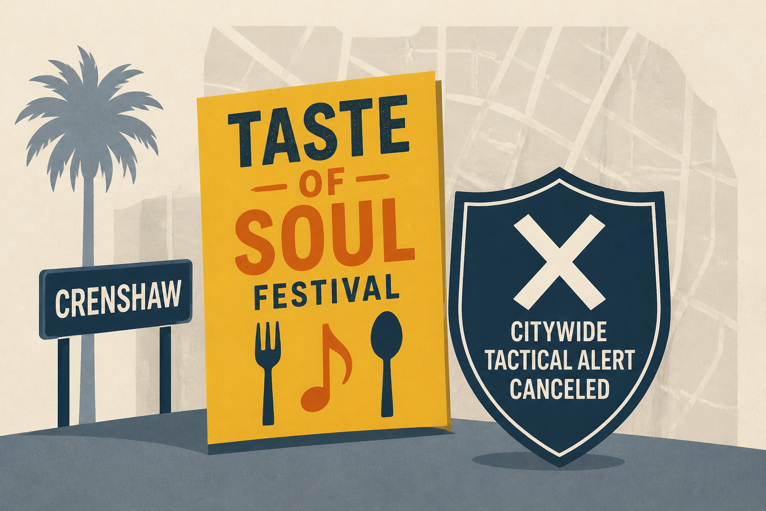 2 stabbings reported near Taste of Soul festival in Crenshaw; LAPD citywide tactical alert canceled