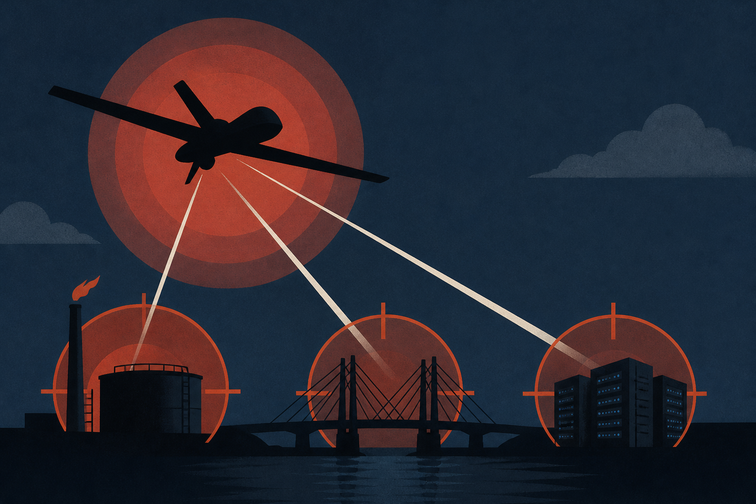 Massive Ukrainian drone attack hit oil facility, bridge, and data centers in St. Petersburg