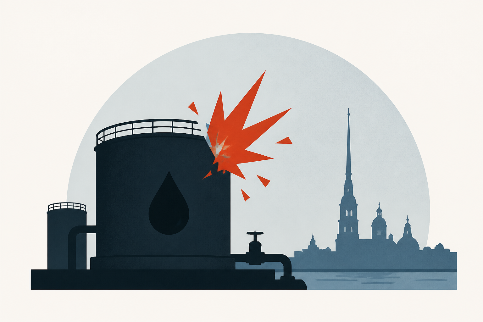 Oil facilities hit in deadly overnight attack on St Petersburg