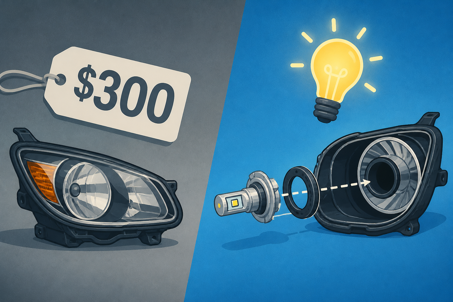 Toyota Tells Man LED Bulb Can’t Be Replaced Alone-He Needs To Replace The Whole Assembly For $300. Then He Finds This DIY Trick