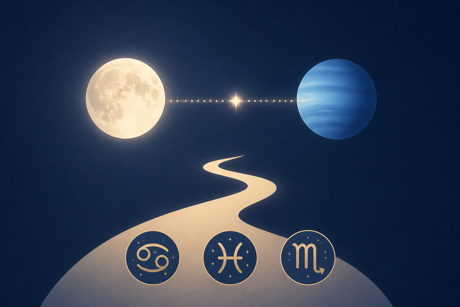 Life Finally Gets Easier For 3 Zodiac Signs When The Moon Aligns With Neptune On October 19