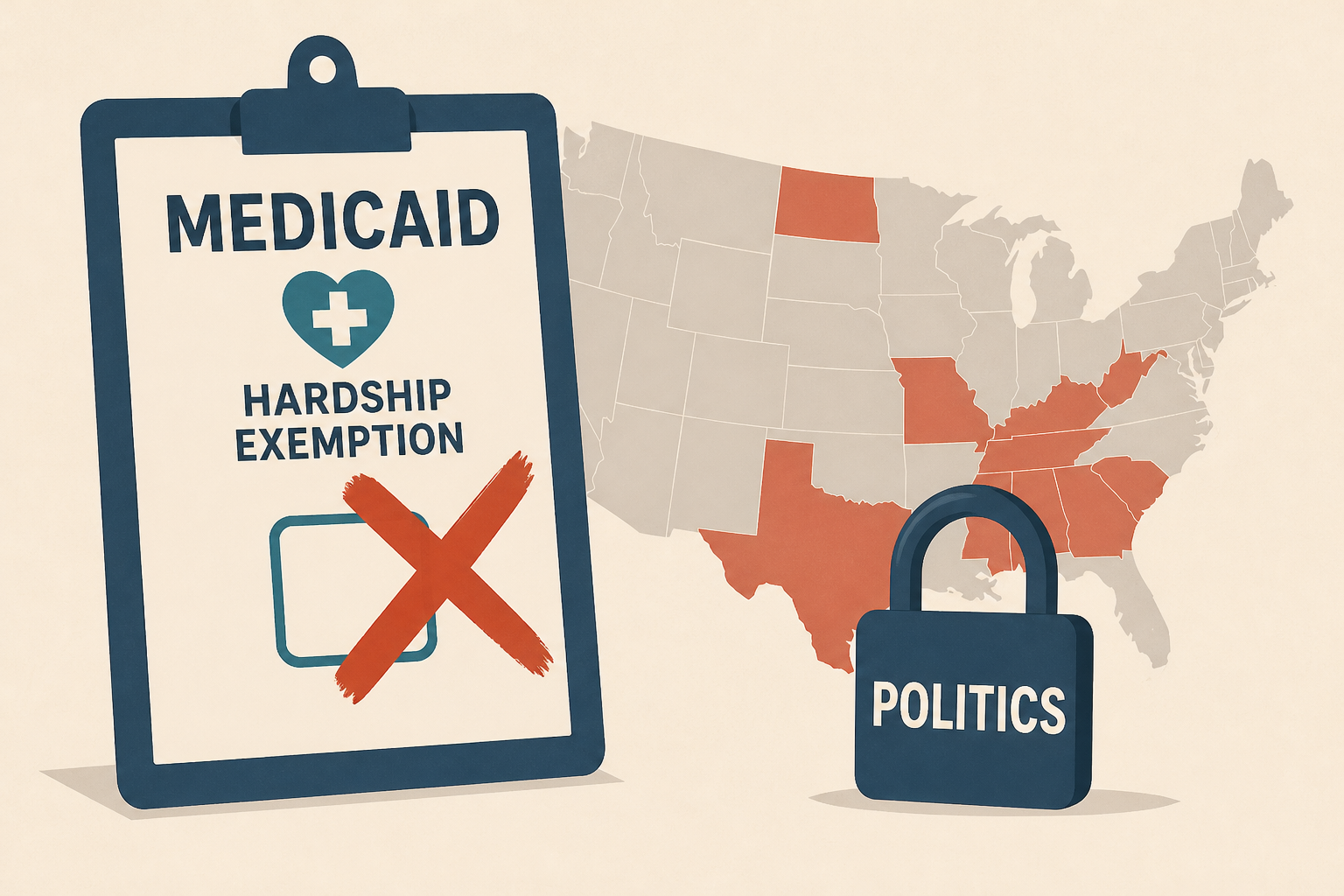 Some conservative states aren’t using Medicaid hardship exemption - for political reasons