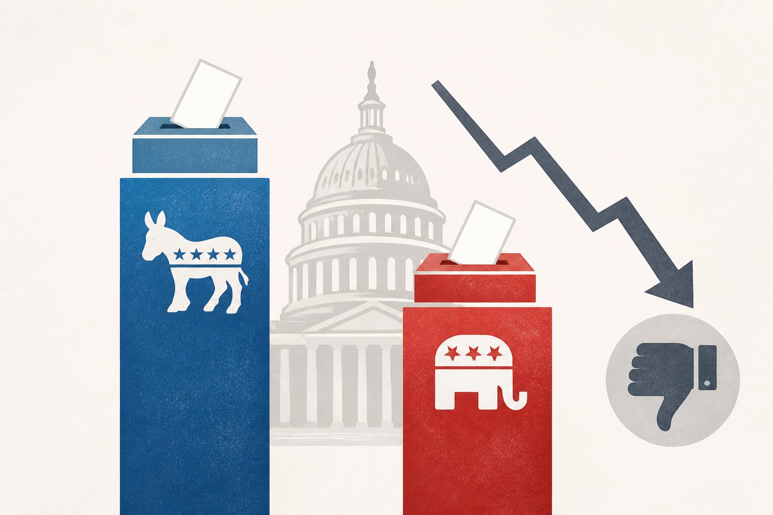 Democrats lead Republicans in House vote choice as Trump's approval rating hits record low: ABC/Post/Ipsos poll