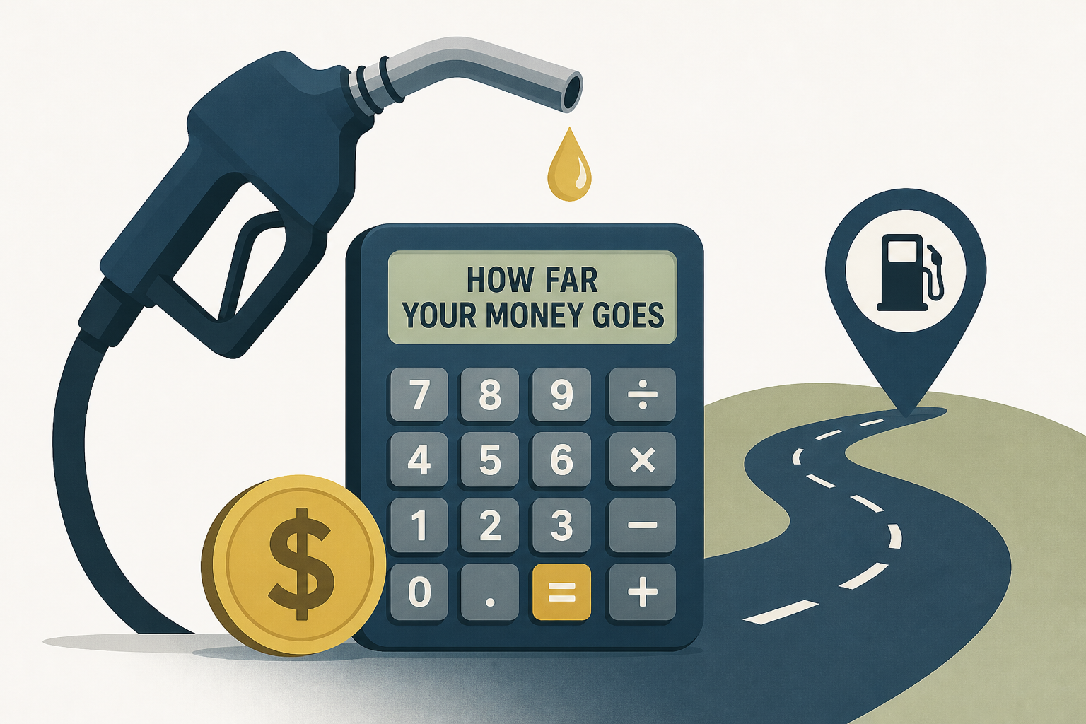 Gas price calculator shows how far your money goes