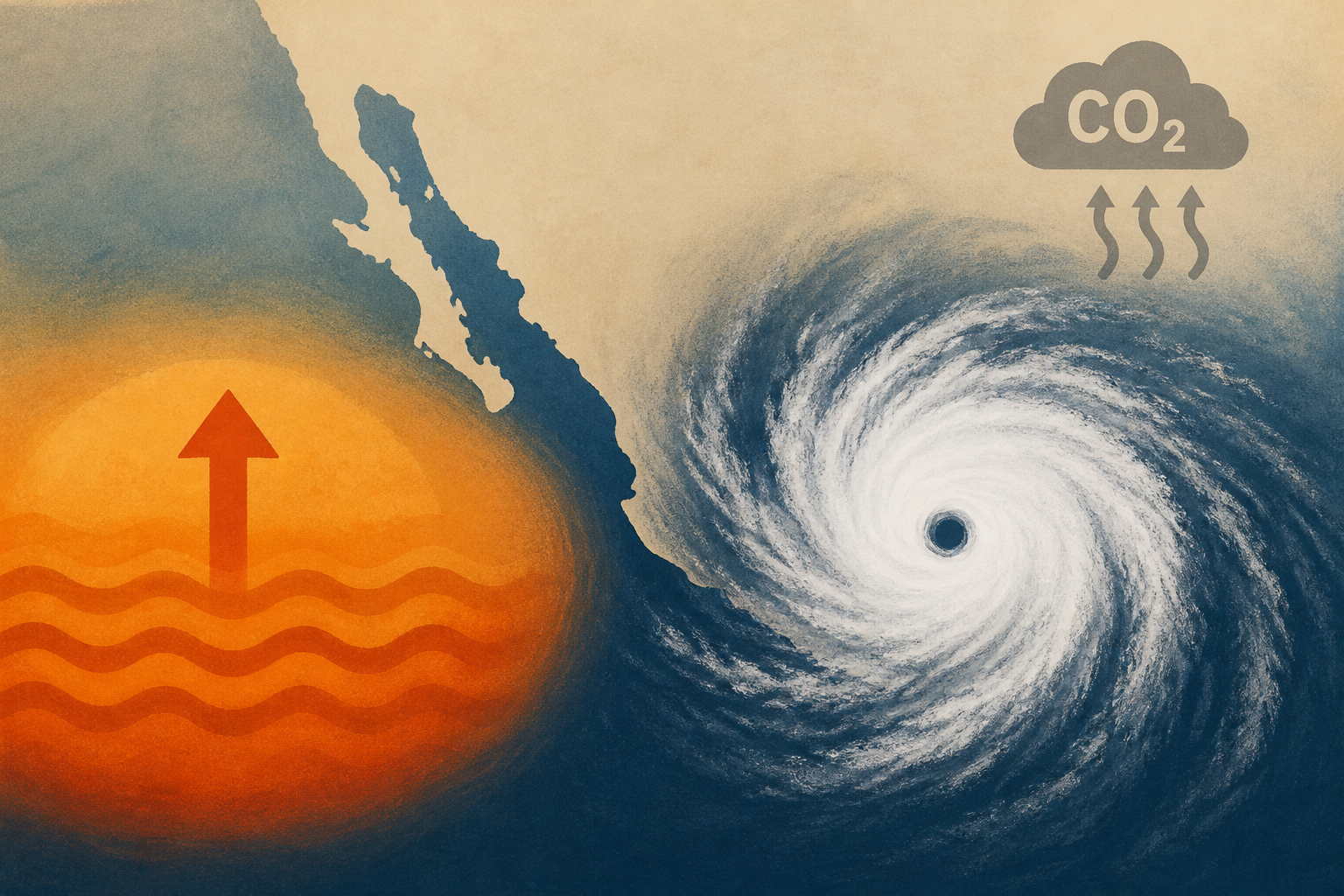 El Niño and climate change are bringing record hurricanes to Mexico's Pacific coast