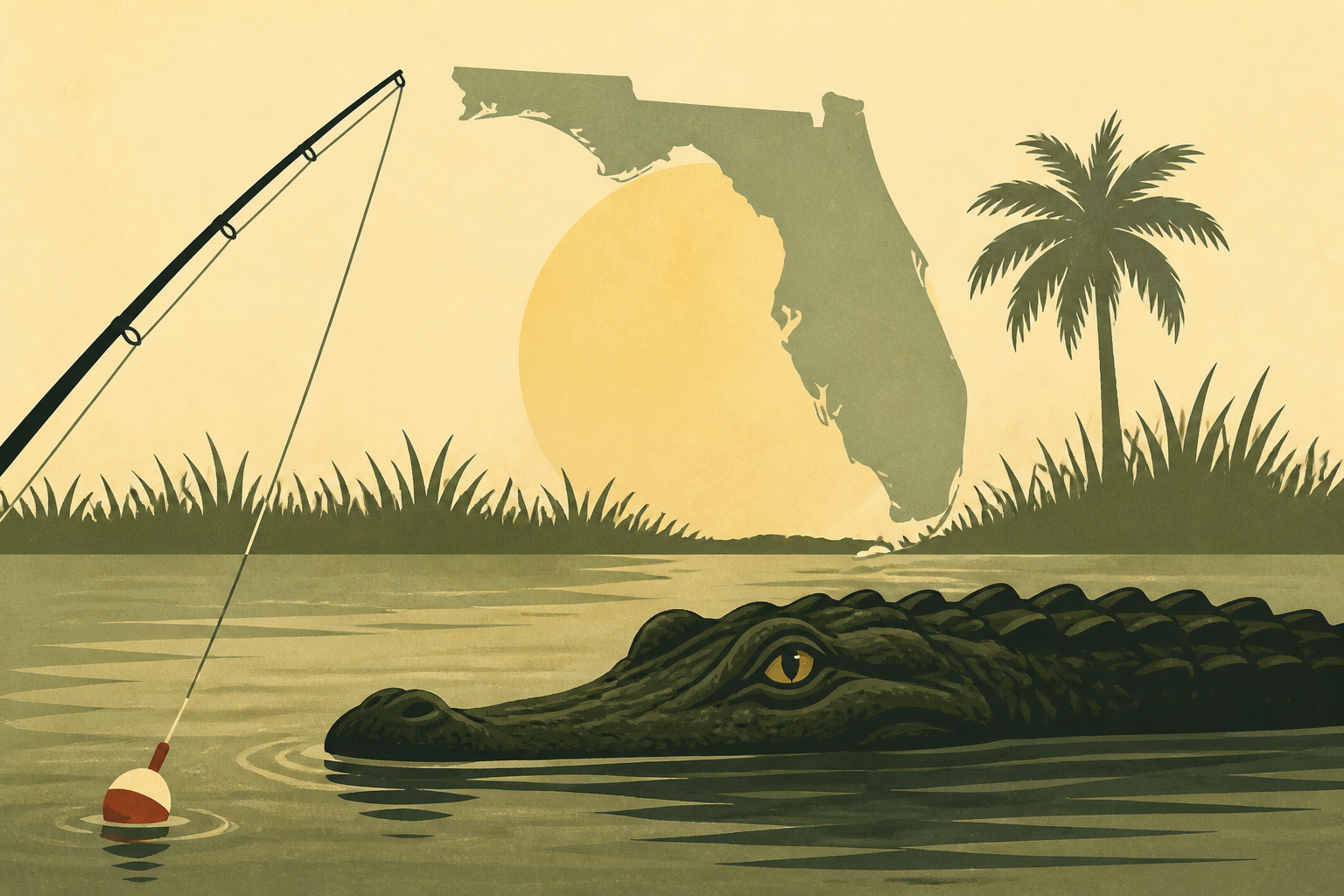 Alligator kills Florida man while he's fishing in second fatal attack this year