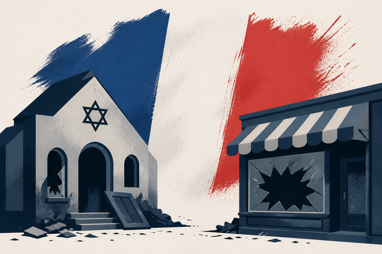 Synagogue ransacked, Jewish businesses hit during French riots