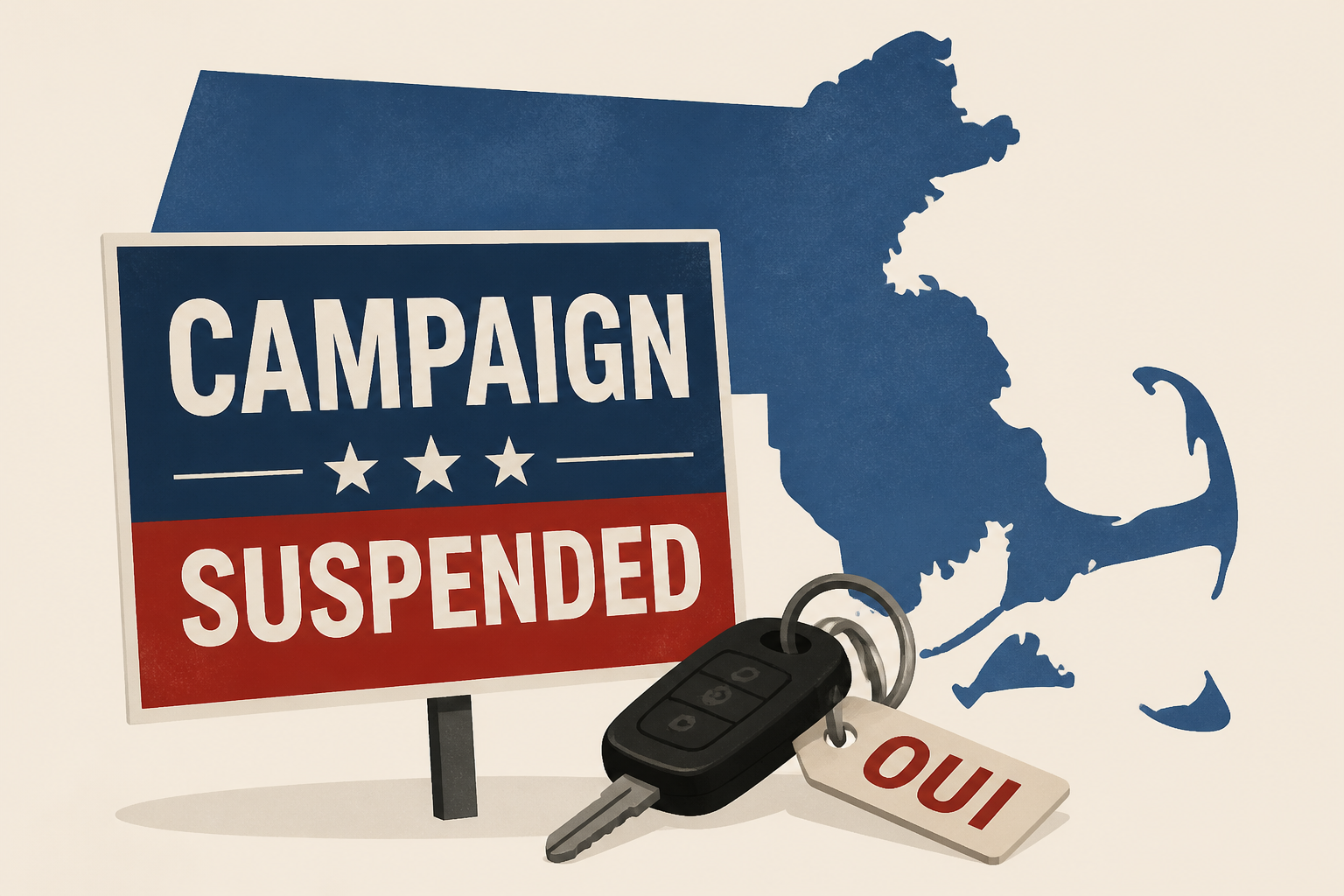 Massachusetts Republican lieutenant governor candidate suspends campaign after OUI arrest