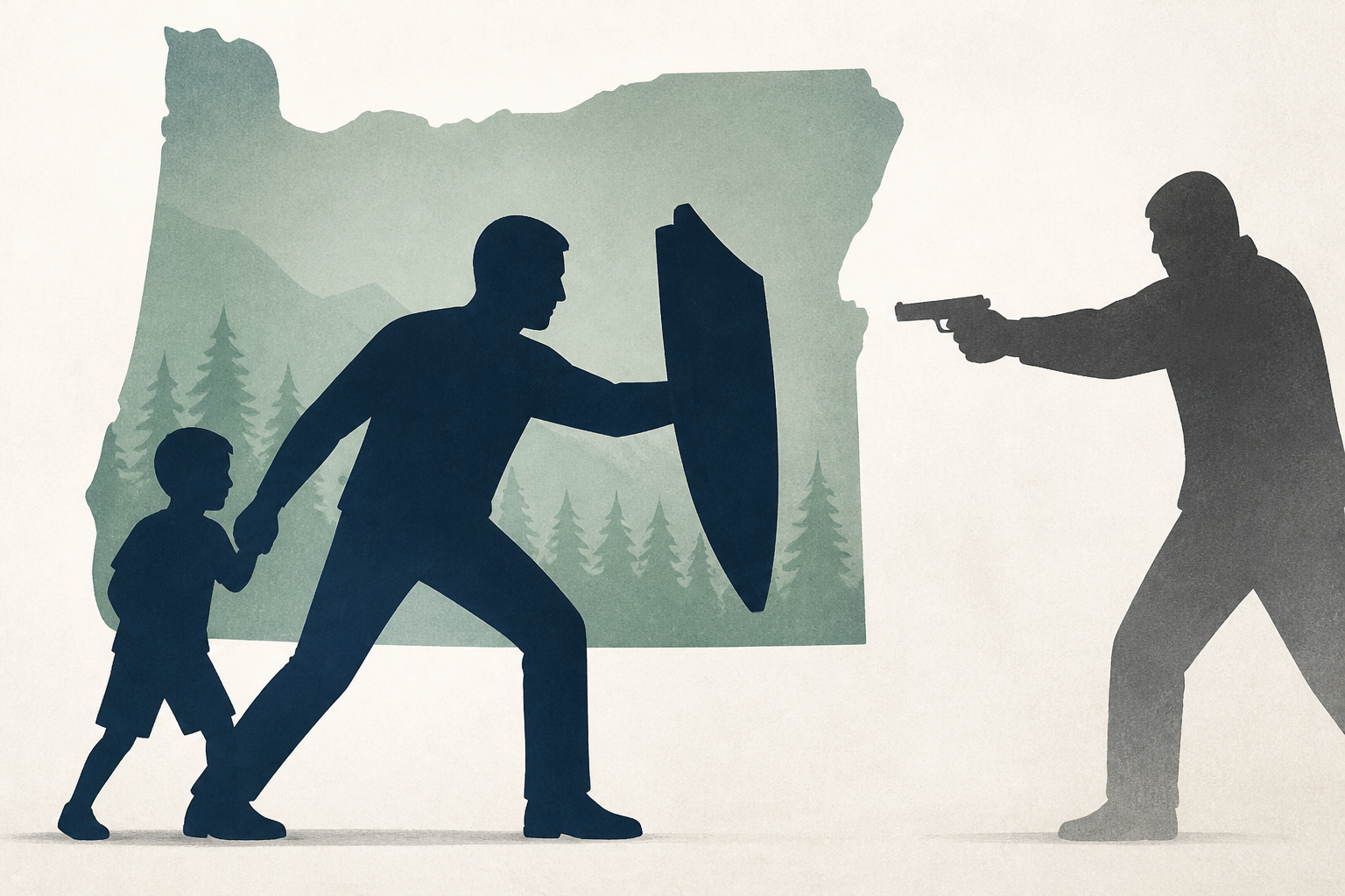 Oregon father latest armed civilian to confront a gunman