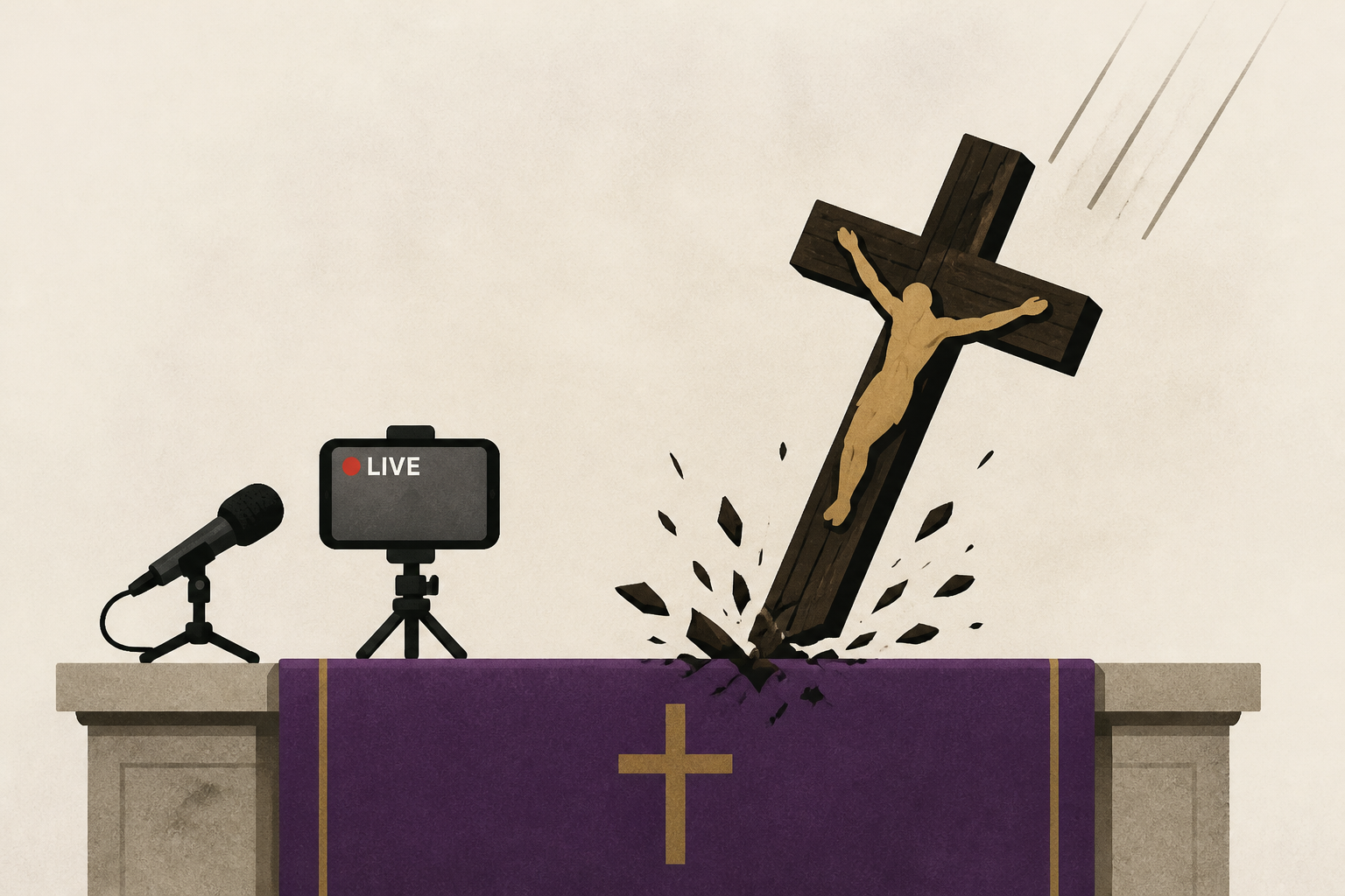Ecuadorian priest killed by falling crucifix during livestreamed Mass