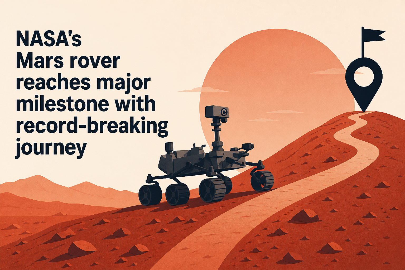 NASA’s Mars rover reaches major milestone with record-breaking journey
