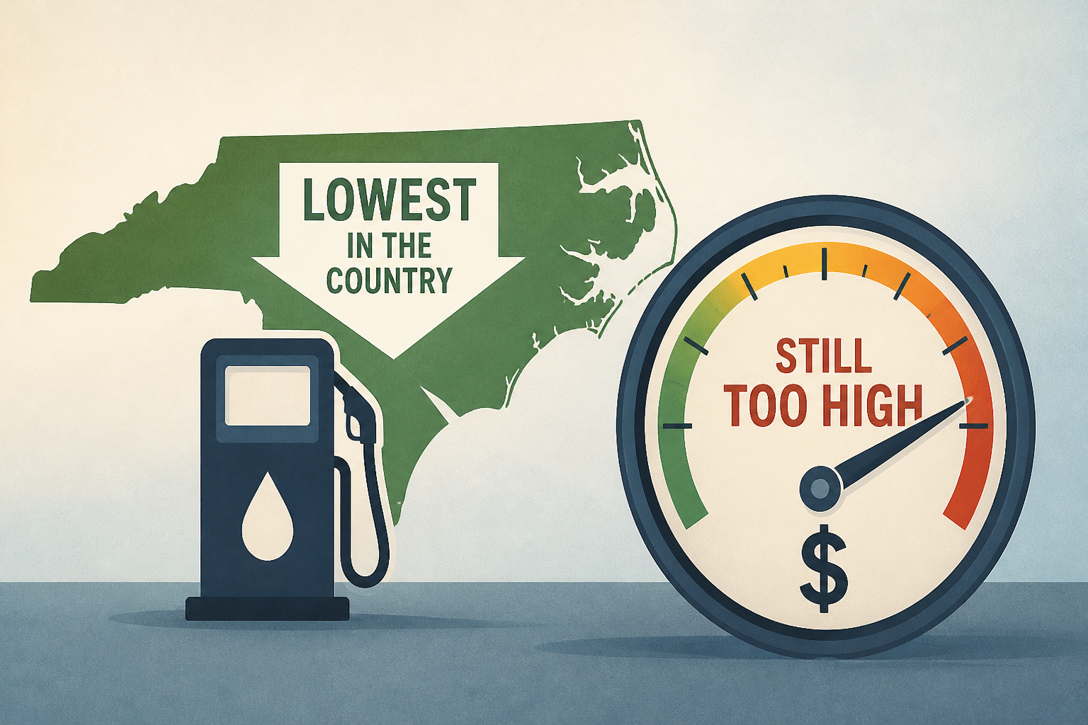 North Carolina has the lowest gas prices in the country. Some say it's still too high