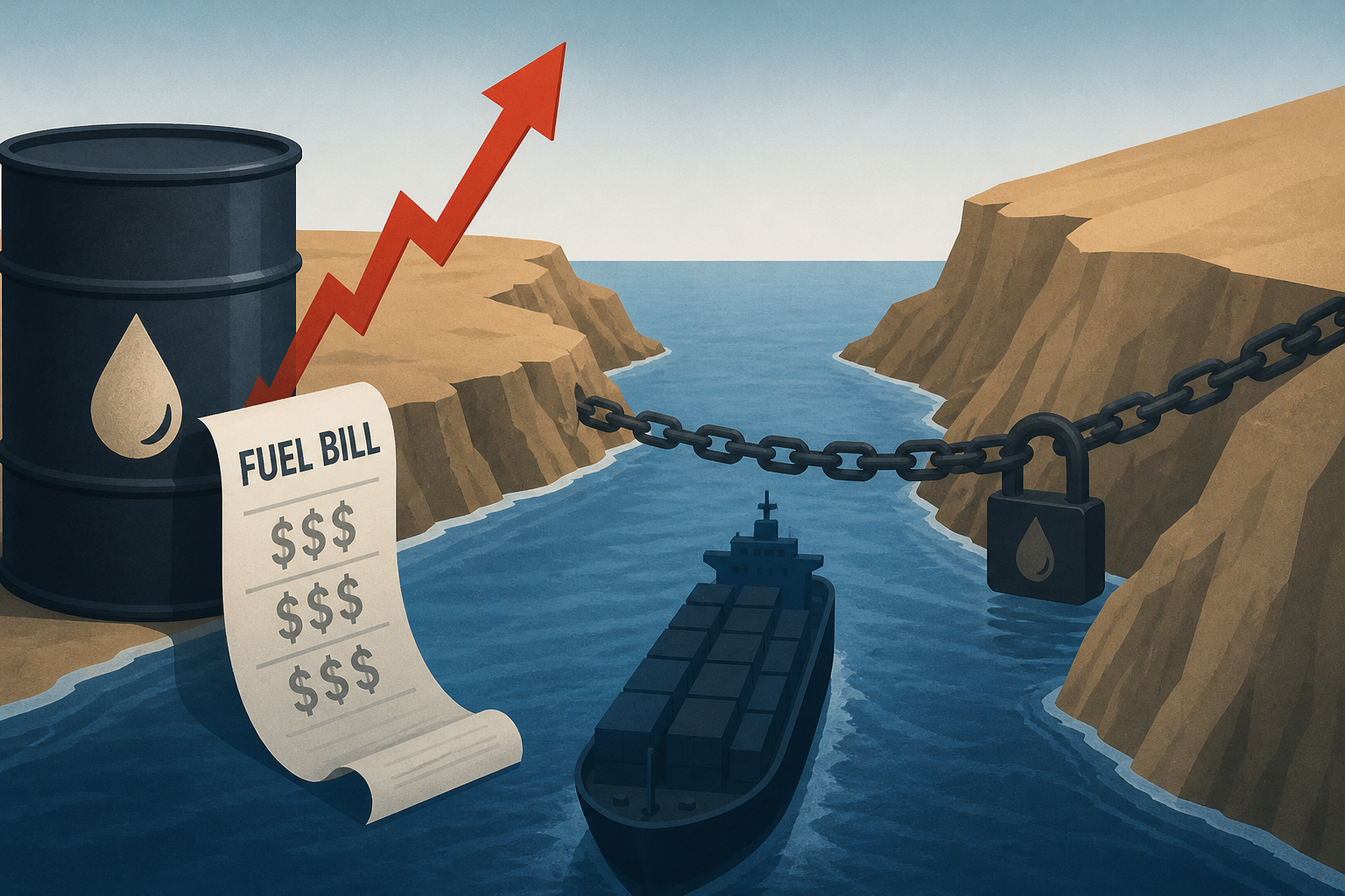 Hormuz Is Turning Shipping’s Fuel Bill Into a Supply Crisis