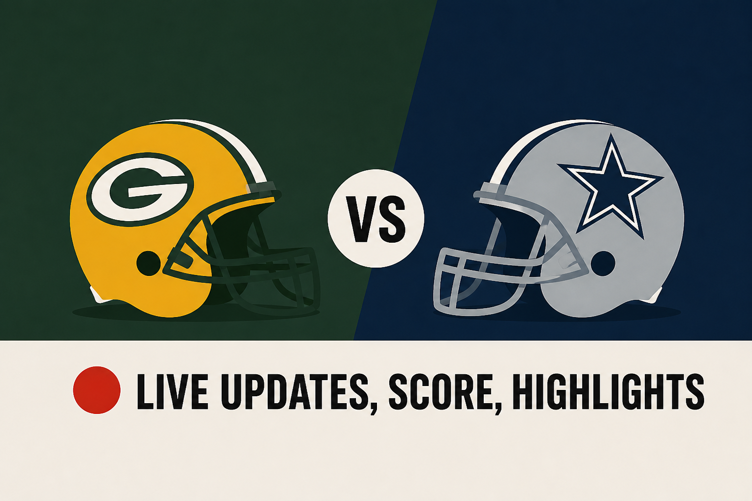 Green Bay Packers vs Dallas Cowboys live updates, score, highlights