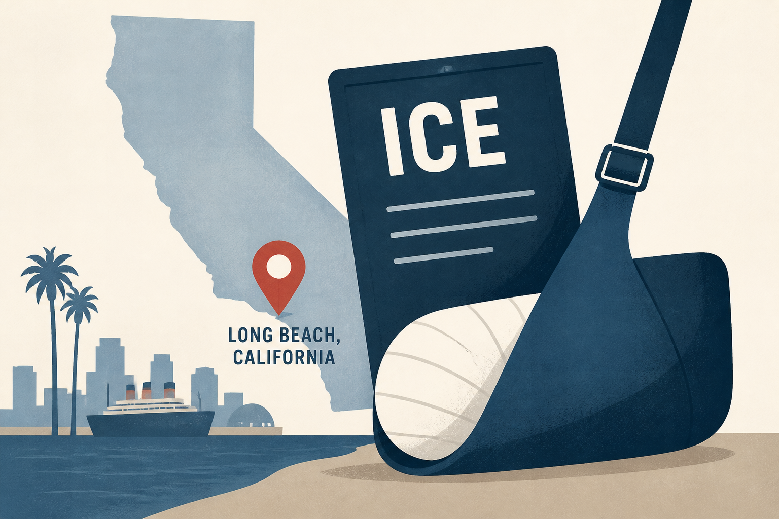 Long Beach, California: US citizen injured during ICE incident, officials say