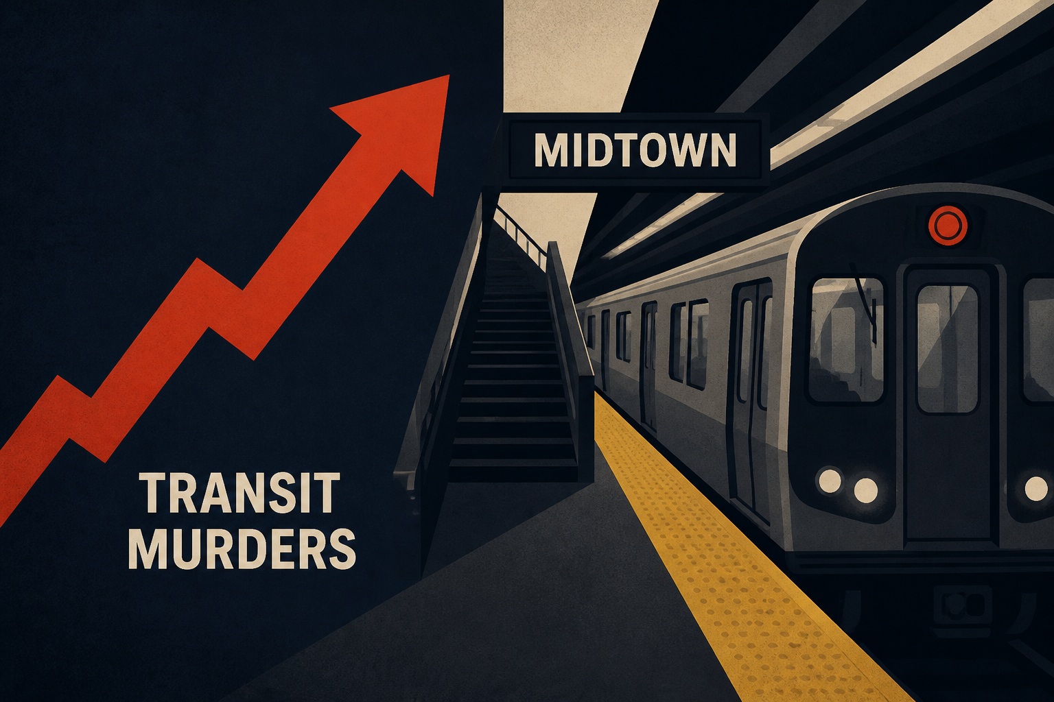 NYC transit murders nearly double over last year after broad-daylight shooting at crowded Midtown station