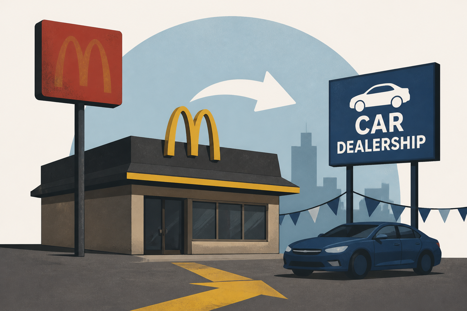 Car dealership set to open in Fort Wayne at former McDonald’s