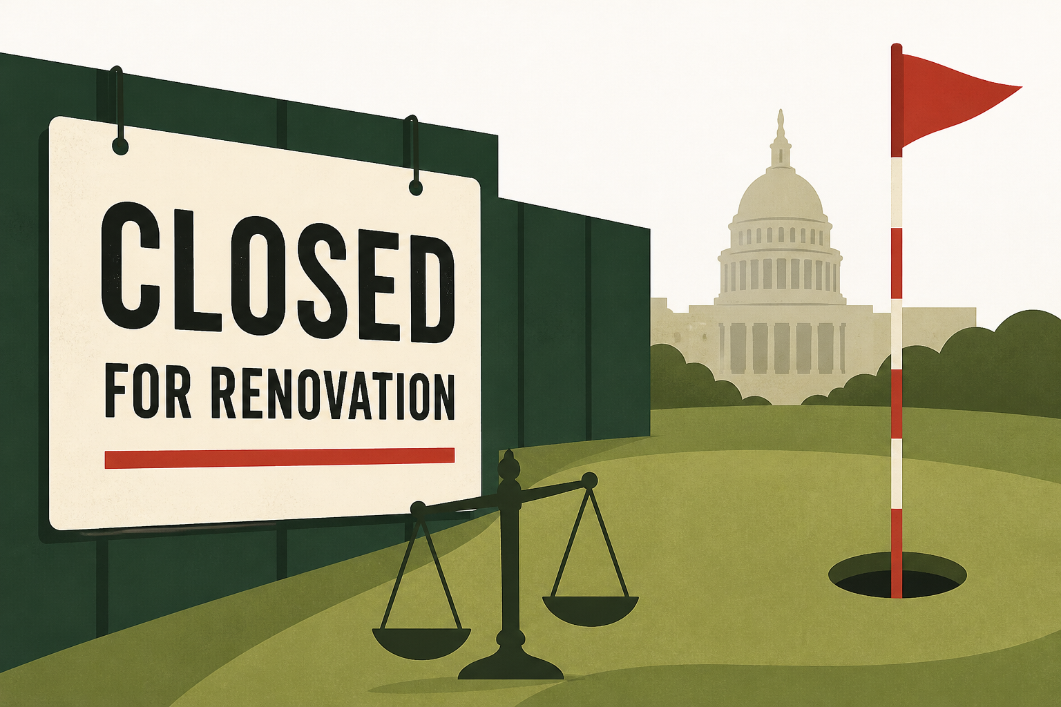Trump to close and renovate D.C. golf course, despite legal battle
