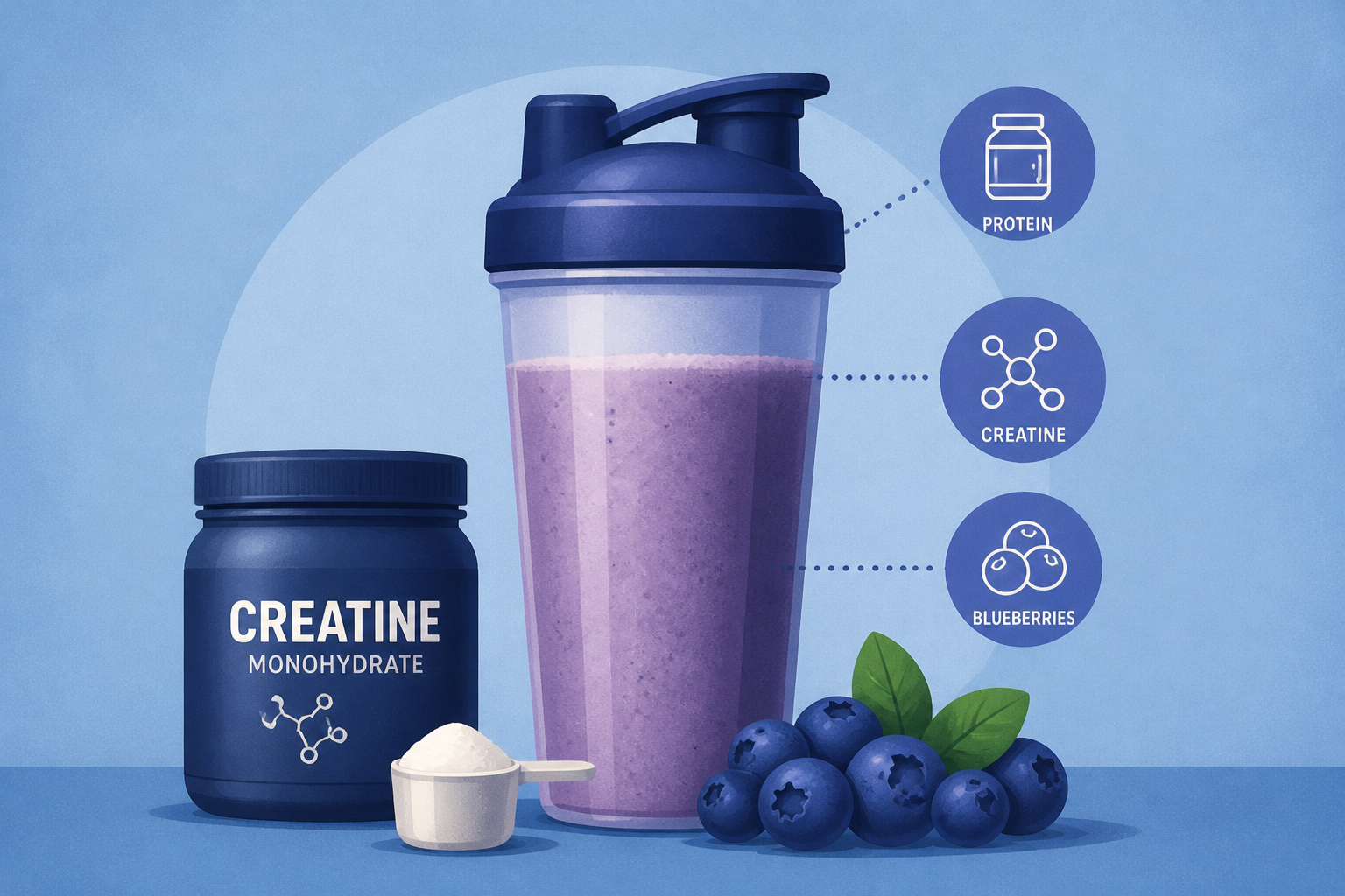 Dwayne 'The Rock' Johnson shares protein shake with creatine and blueberries