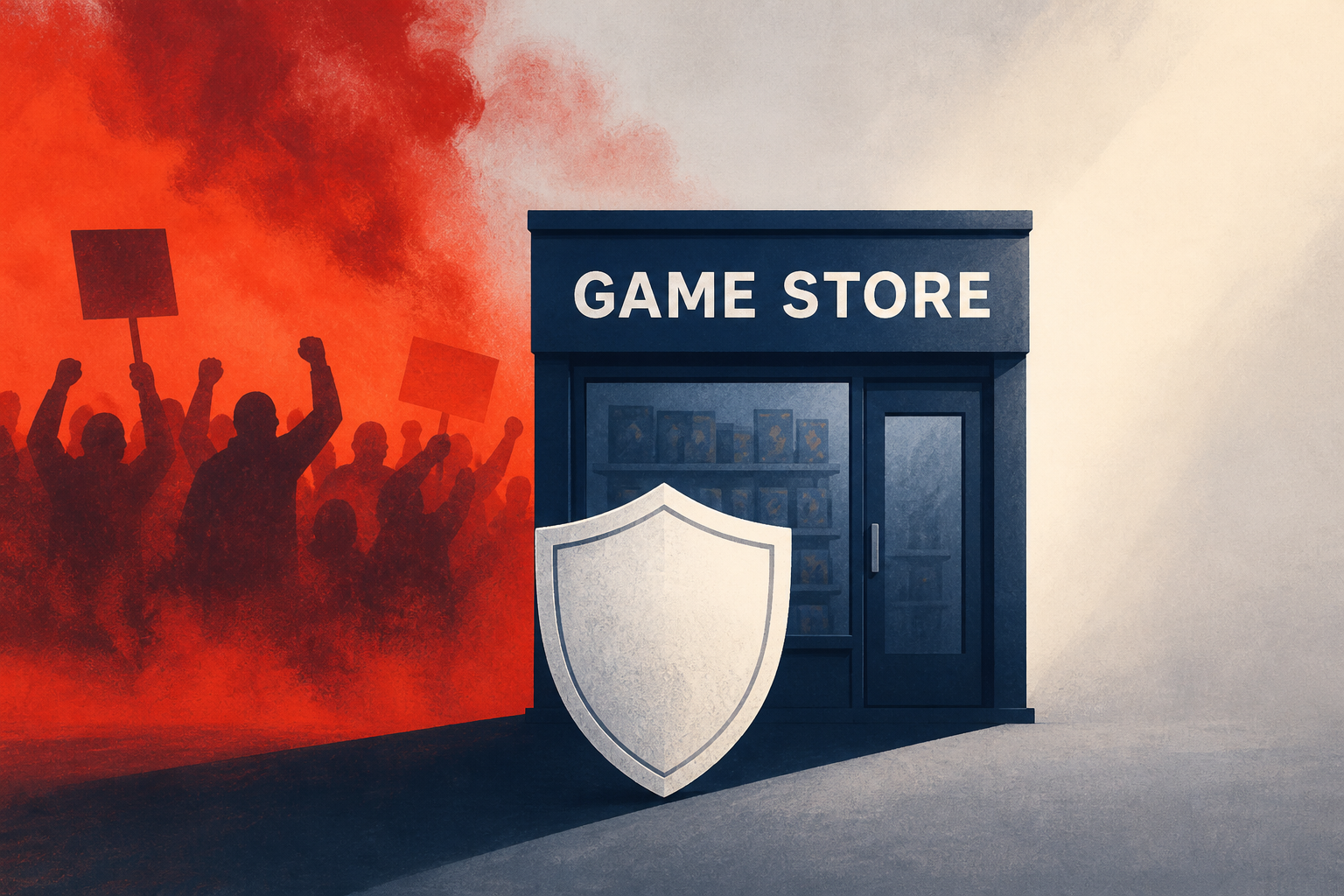 French Game Store Employee Pierre Goes Viral For Defying Rioters Amid Protests