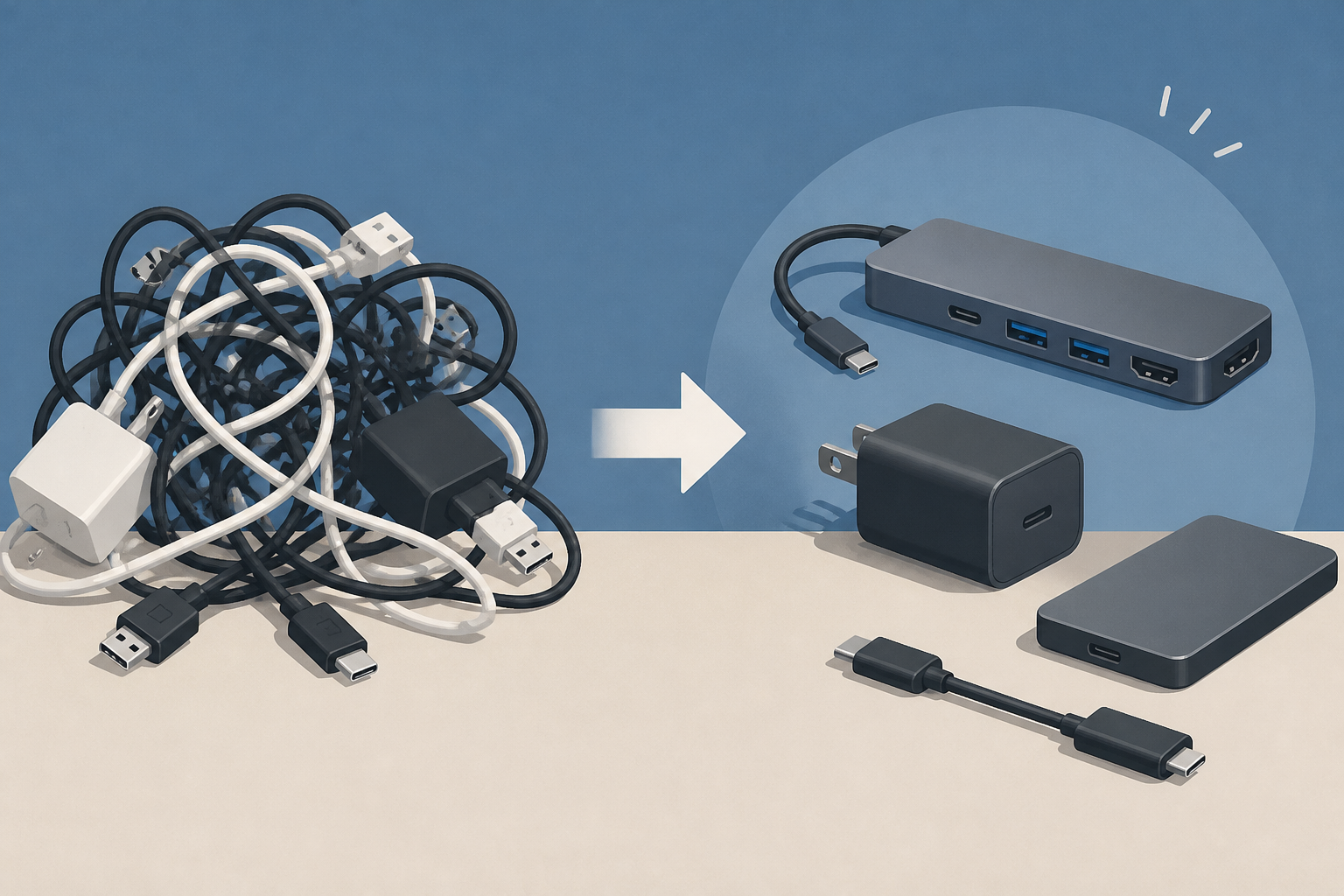 4 USB-C Accessories That Can Eliminate Cable Clutter