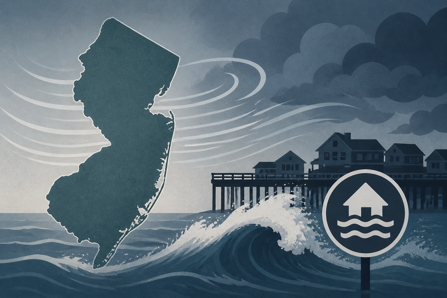 N.J. weather: Nor’easter to bring 35 mph winds, coastal flooding to Jersey Shore this week