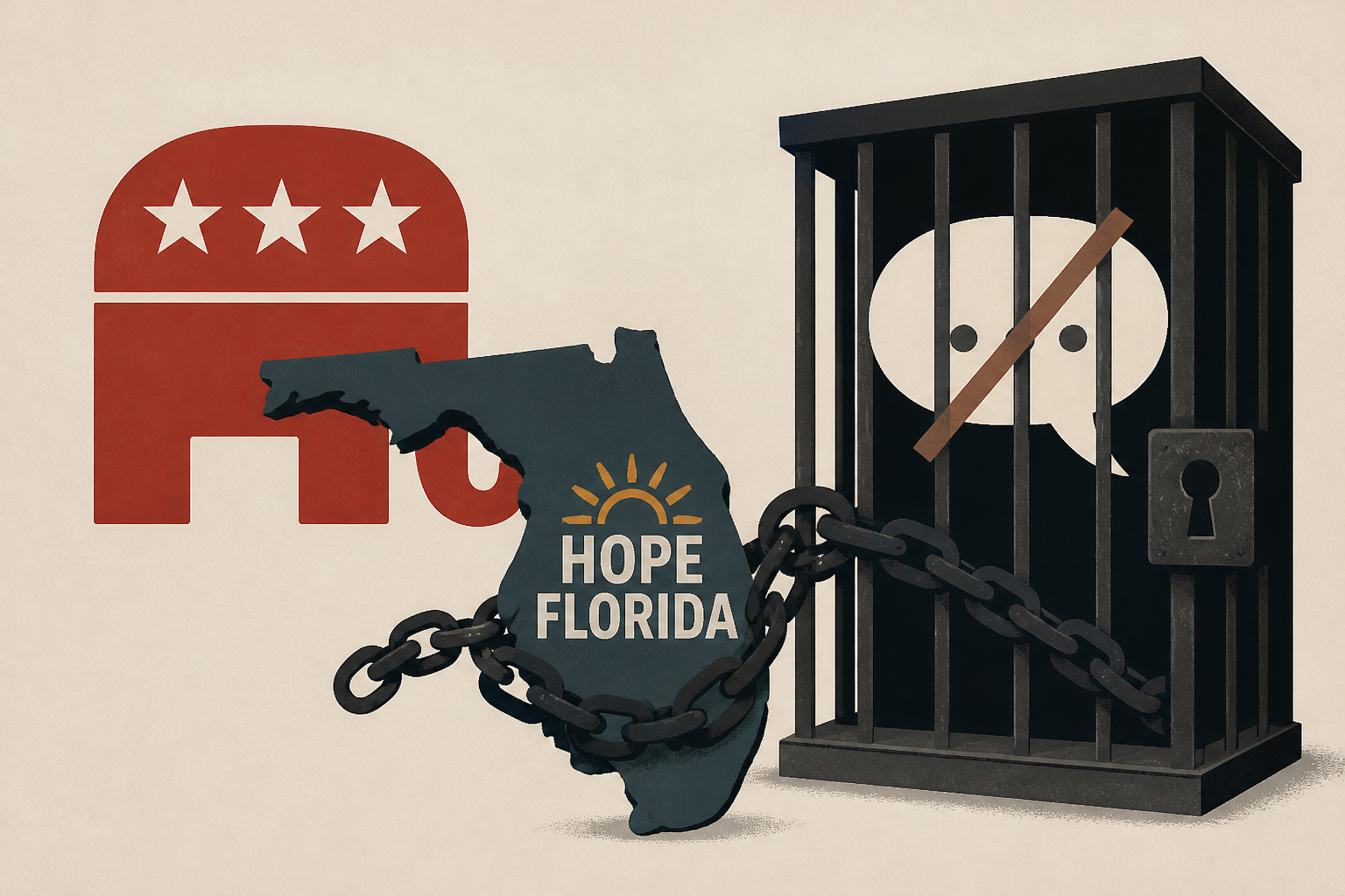 Breaking: Republicans want Hope Florida story silenced and jail for anyone who talks about it