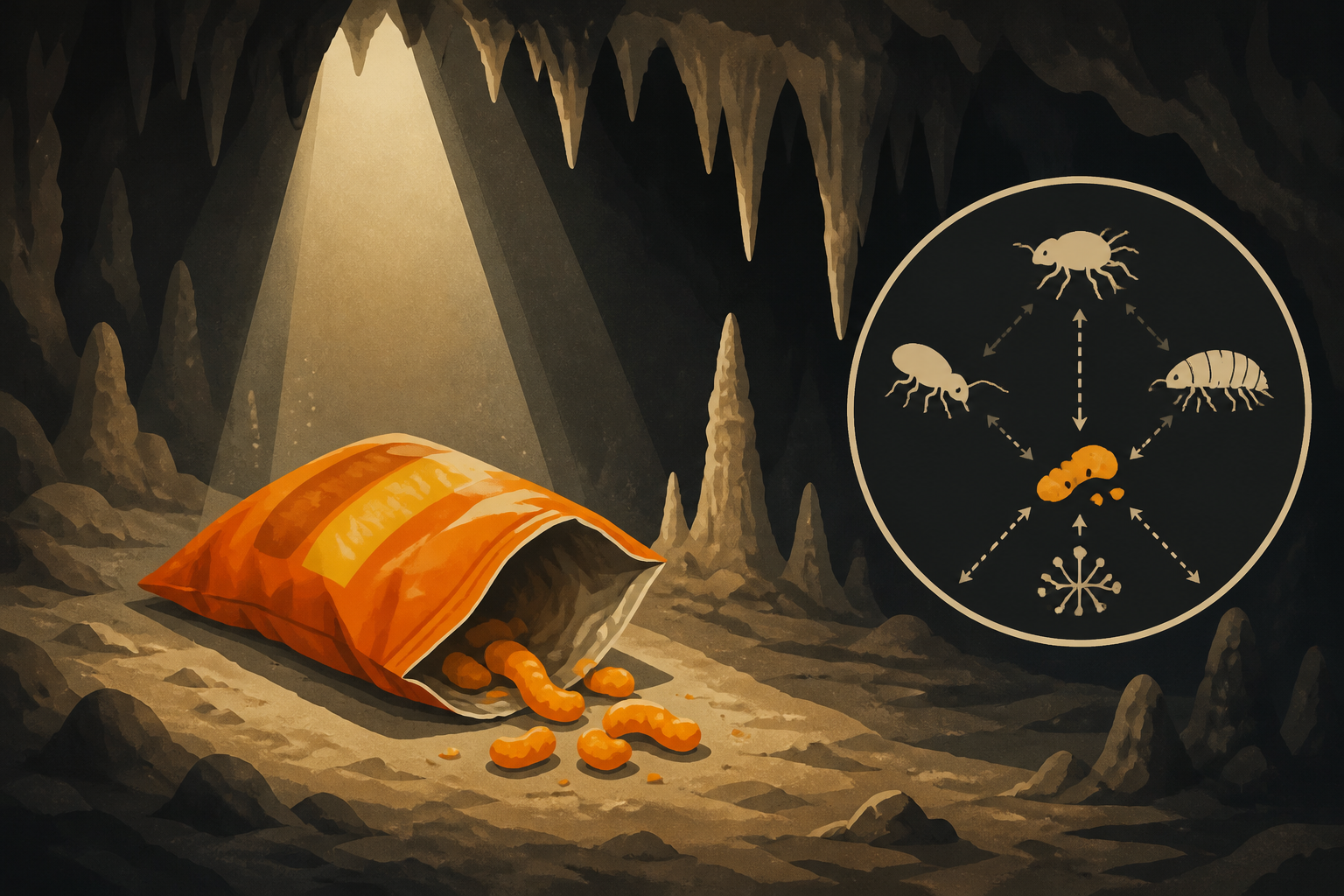 Somebody dropped a Cheetos bag in Carlsbad Caverns, and it was 'world-changing' for the ecosystem