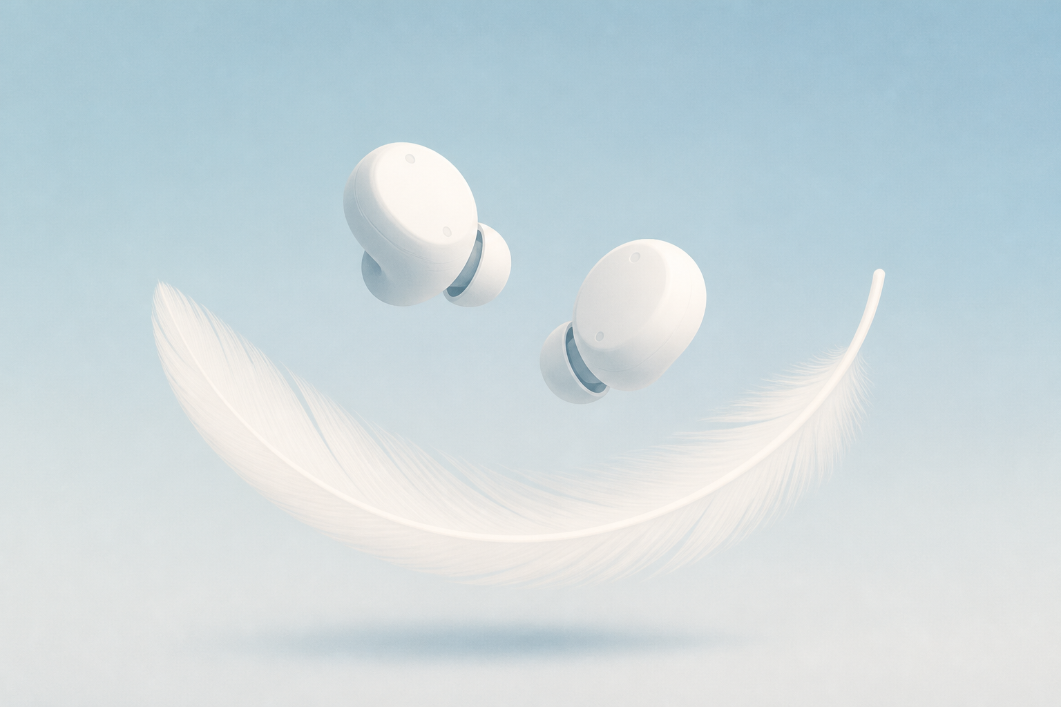 It’s hard to imagine wireless headphones ever getting lighter than these