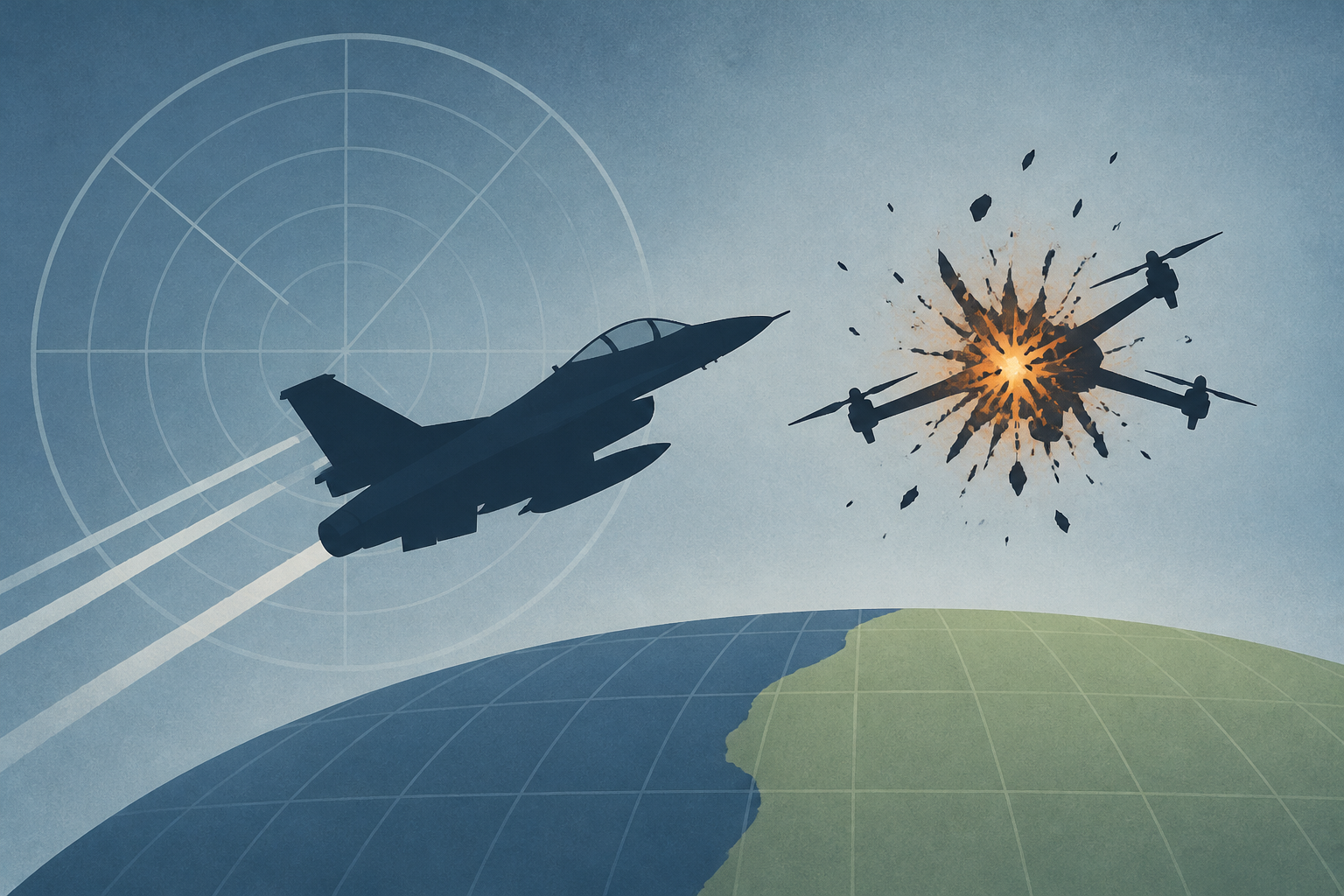 NATO jets scramble as drone explodes in Lithuanian airspace