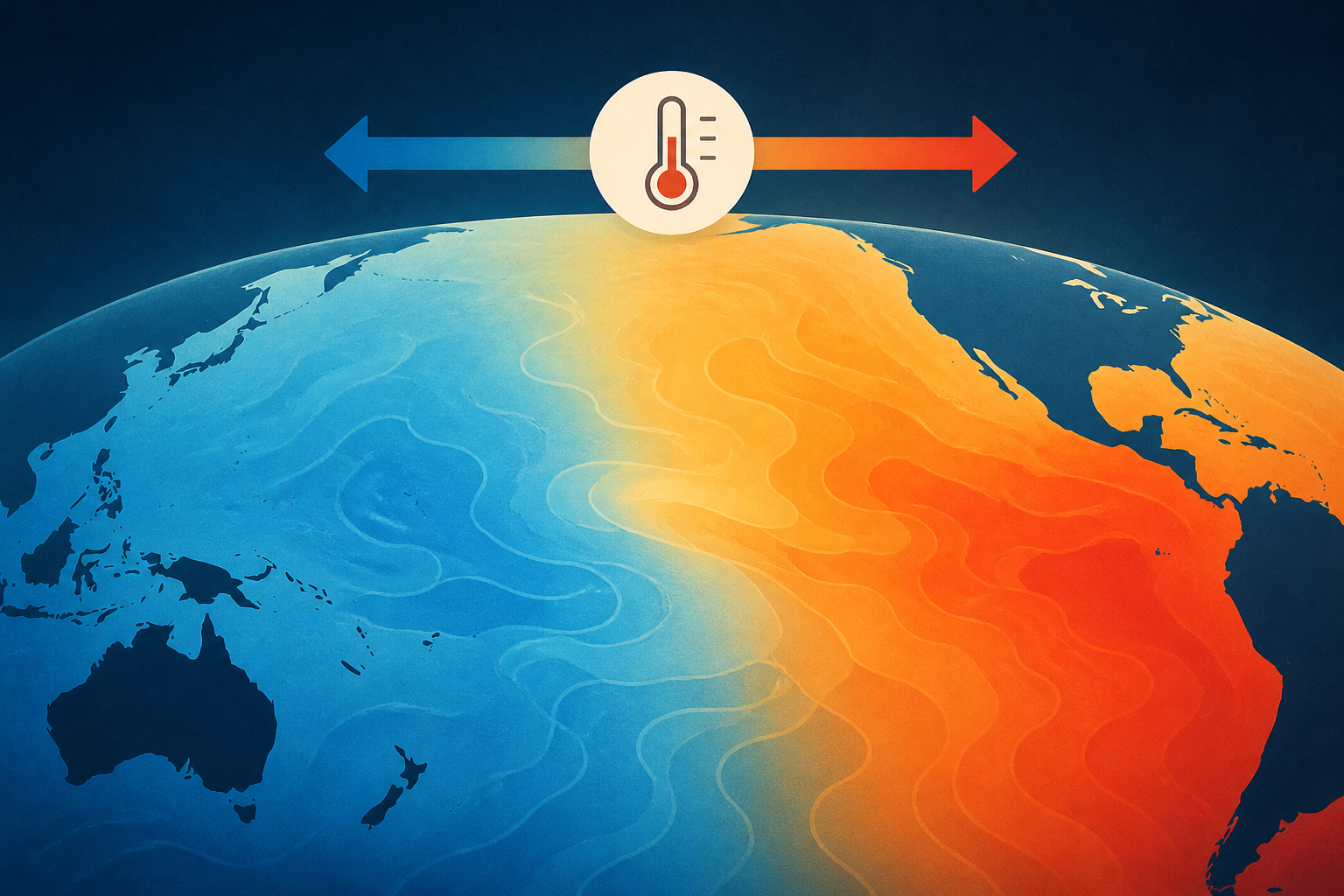 Super El Niño forces dramatic color shift in the Pacific Ocean