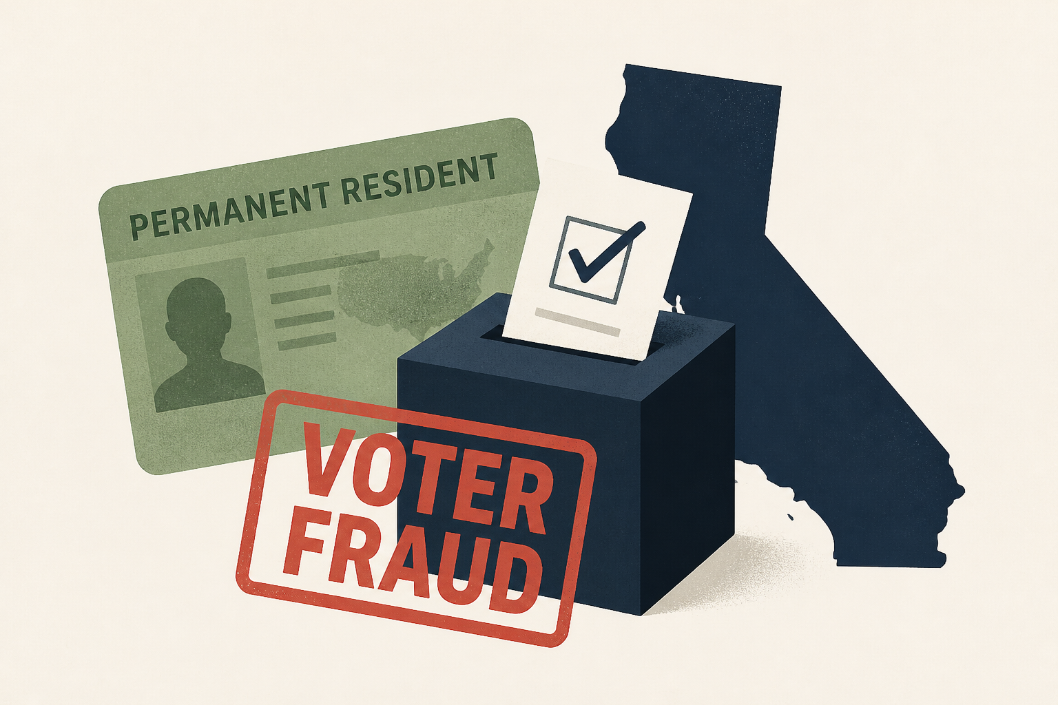DoJ charges 28 green card holders in California over alleged voter fraud