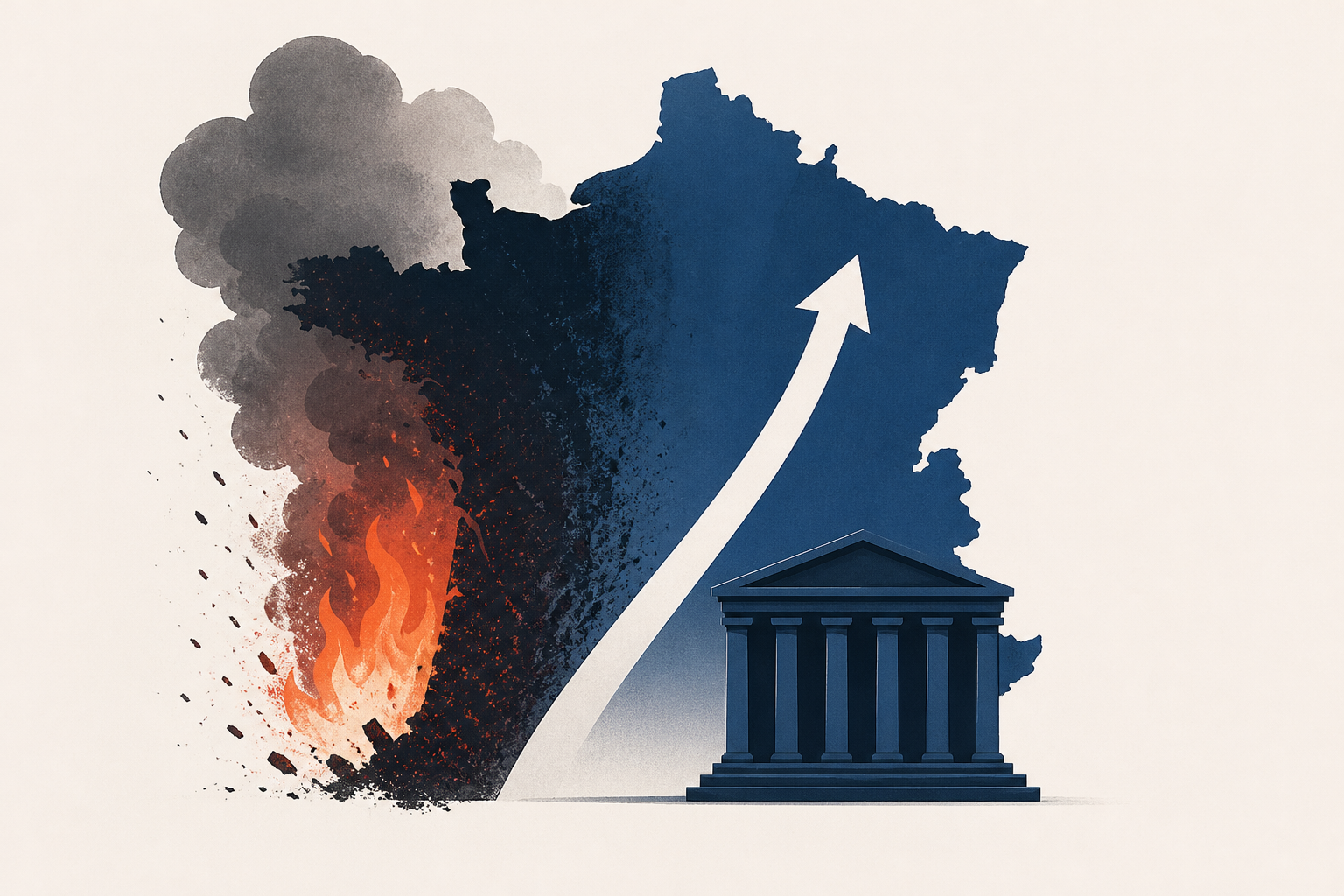 France's leaders vow to restore order after weekend of violent riots across the country