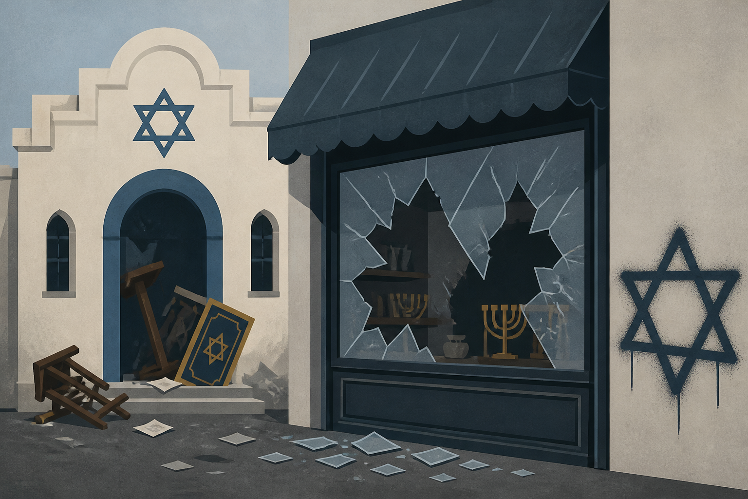 Paris Synagogue Ransacked, Jewish-Owned Shops Targeted