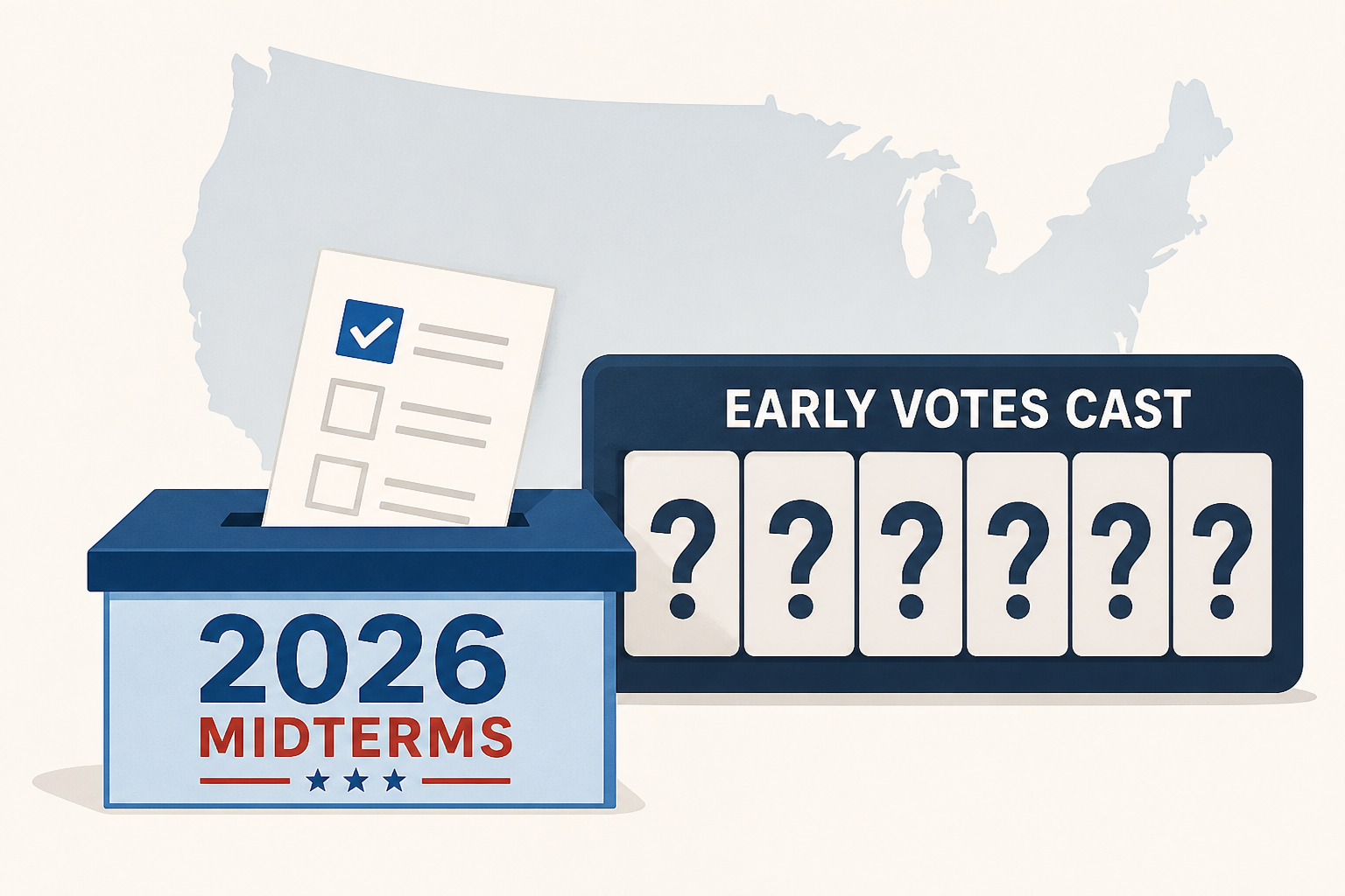 2026 midterms: How many early votes have been cast so far?