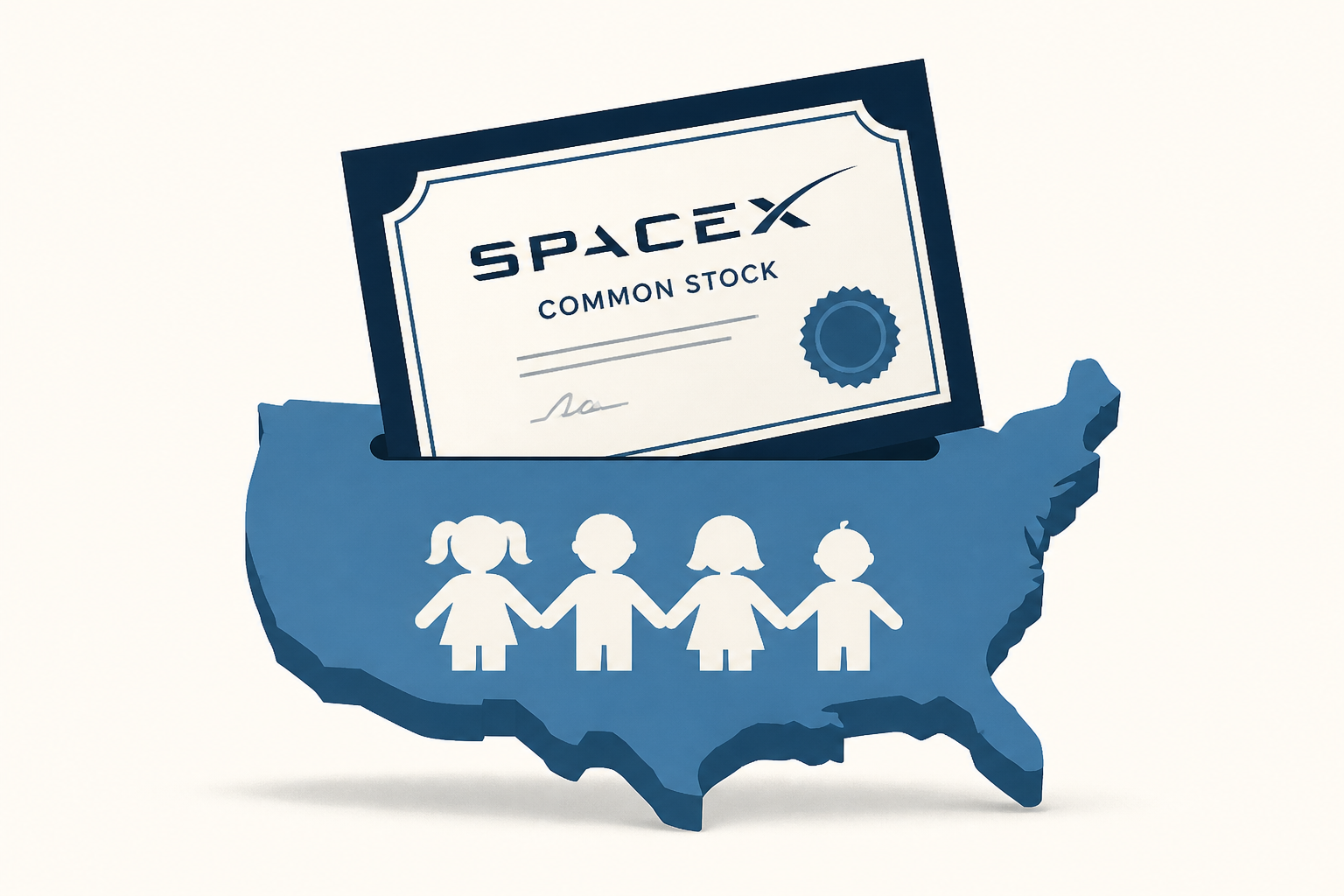 Elon Musk says he's giving SpaceX stock to every kid in America