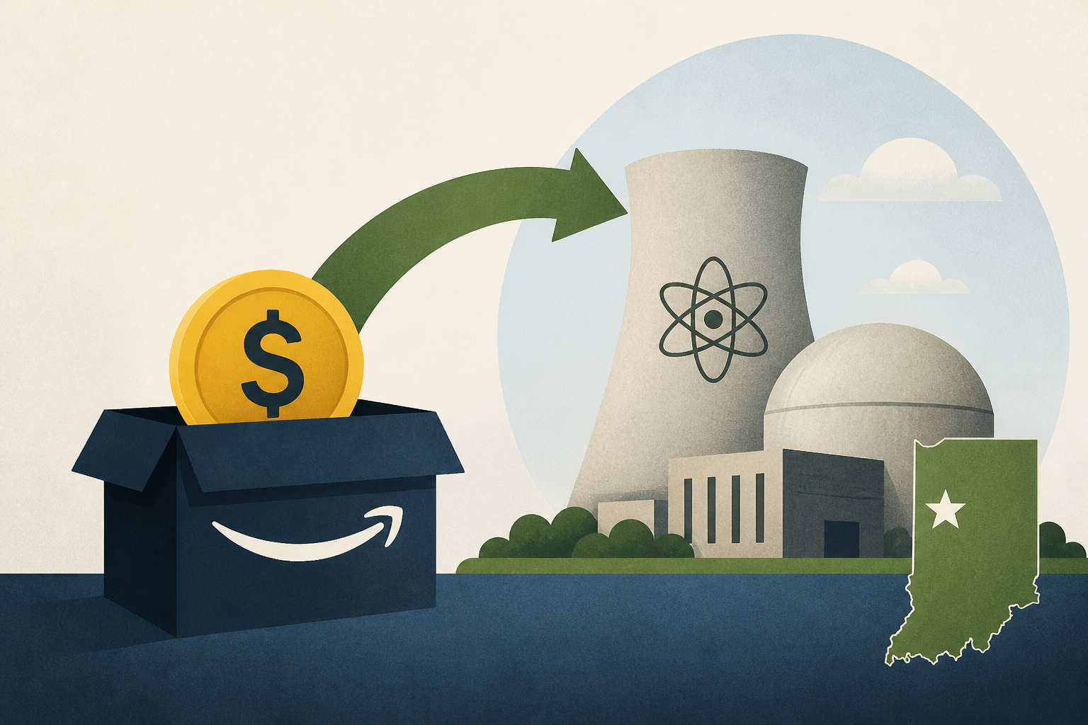 Amazon is funding a new nuclear plant in Indiana