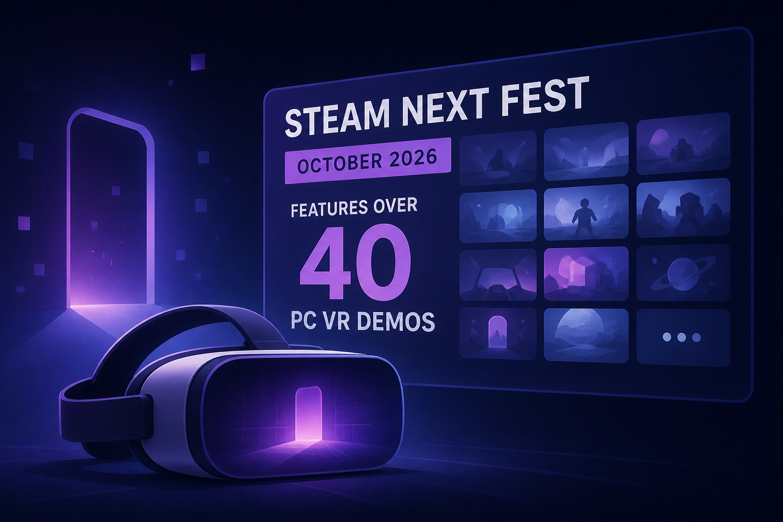 Steam Next Fest October 2026 Features Over 40 PC VR Demos