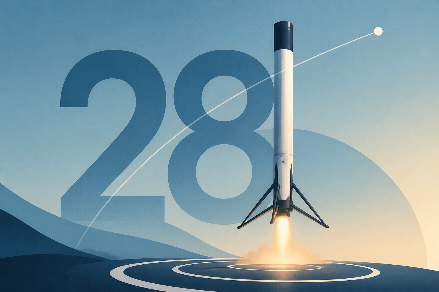 Falcon 9 Sets Historic Reusability Record as Booster Lands 28th Orbital Mission