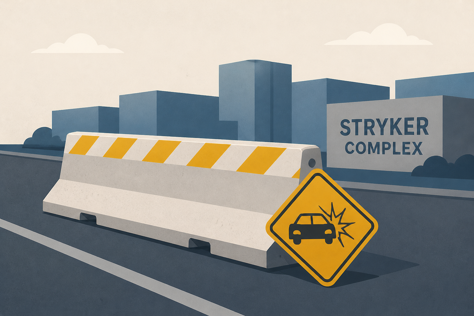 City of Wichita announces barriers being put up at Stryker complex following deadly crash