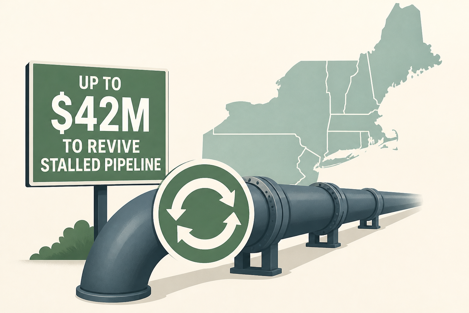 Trump administration commits up to $42M to revive stalled Northeast natural gas pipeline
