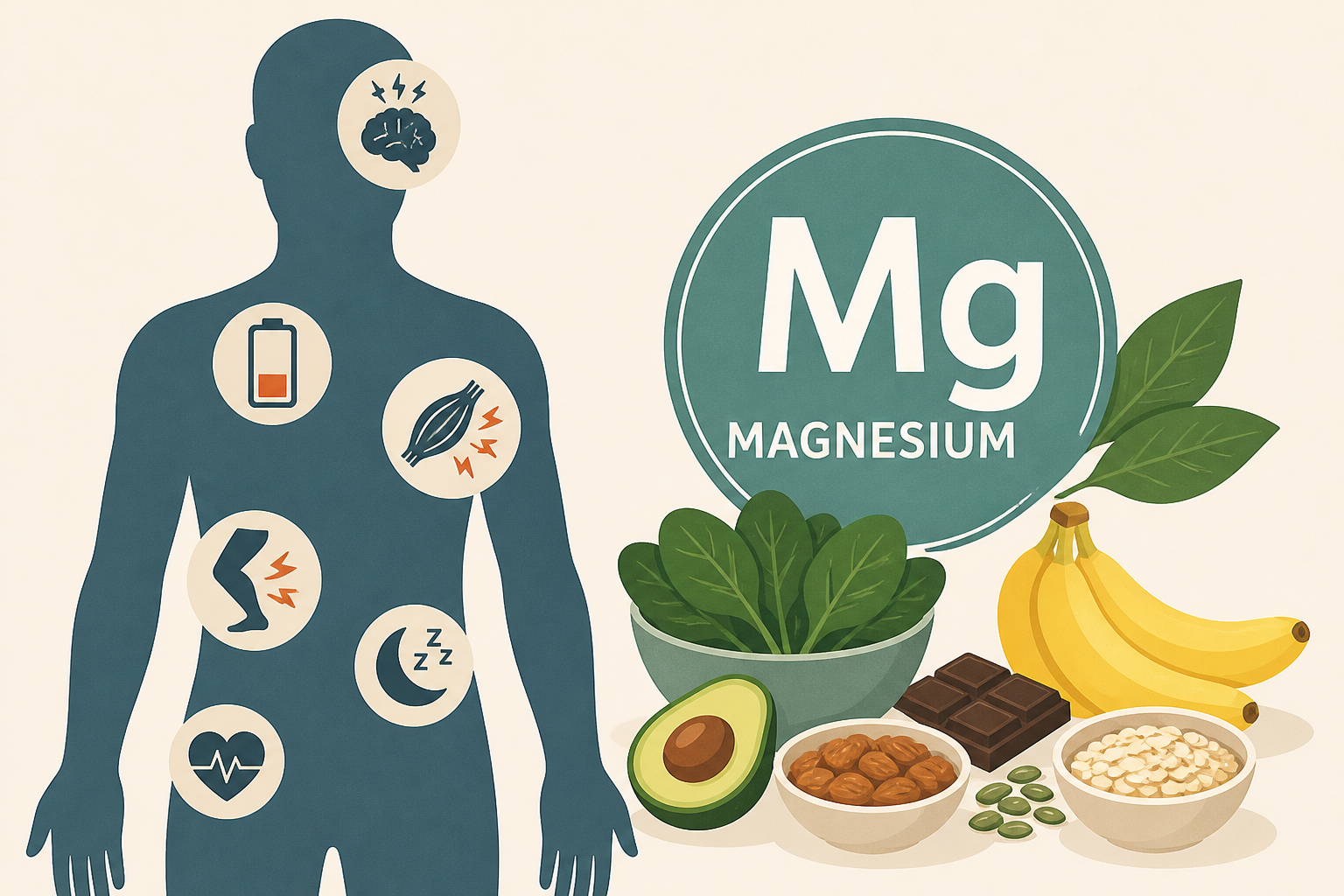 6 Warning Signs Your Body Is Begging for More Magnesium (And Exactly What to Eat)