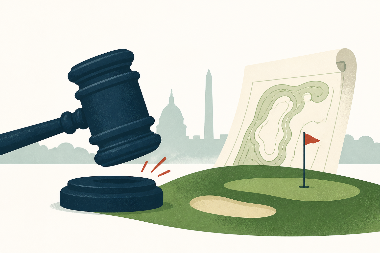 Judge chastises Trump administration plan to push ahead overhaul of DC golf course