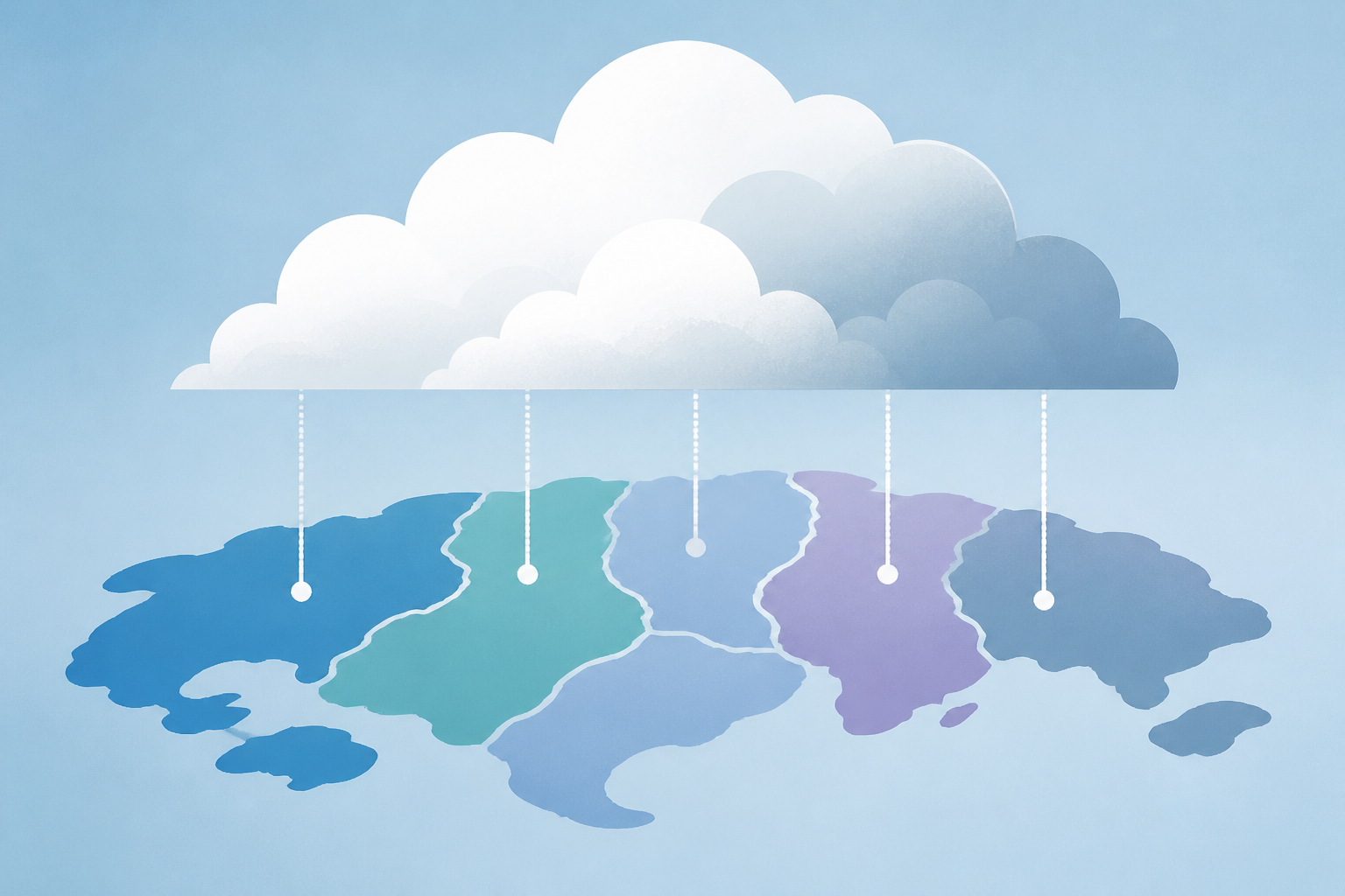 cloud cover forecast by region